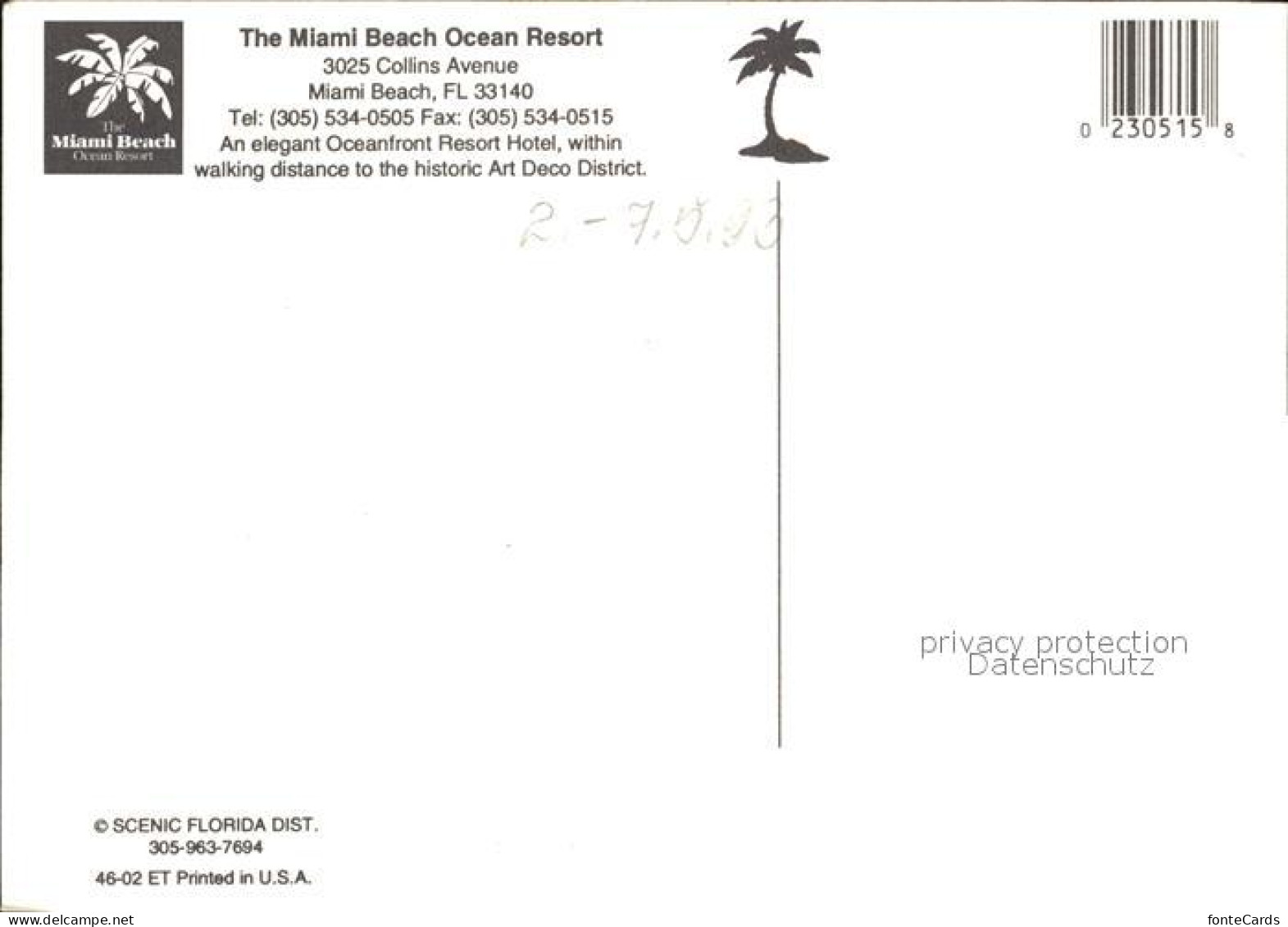 72060174 Miami_Beach Ocean Resort - Autres & Non Classés