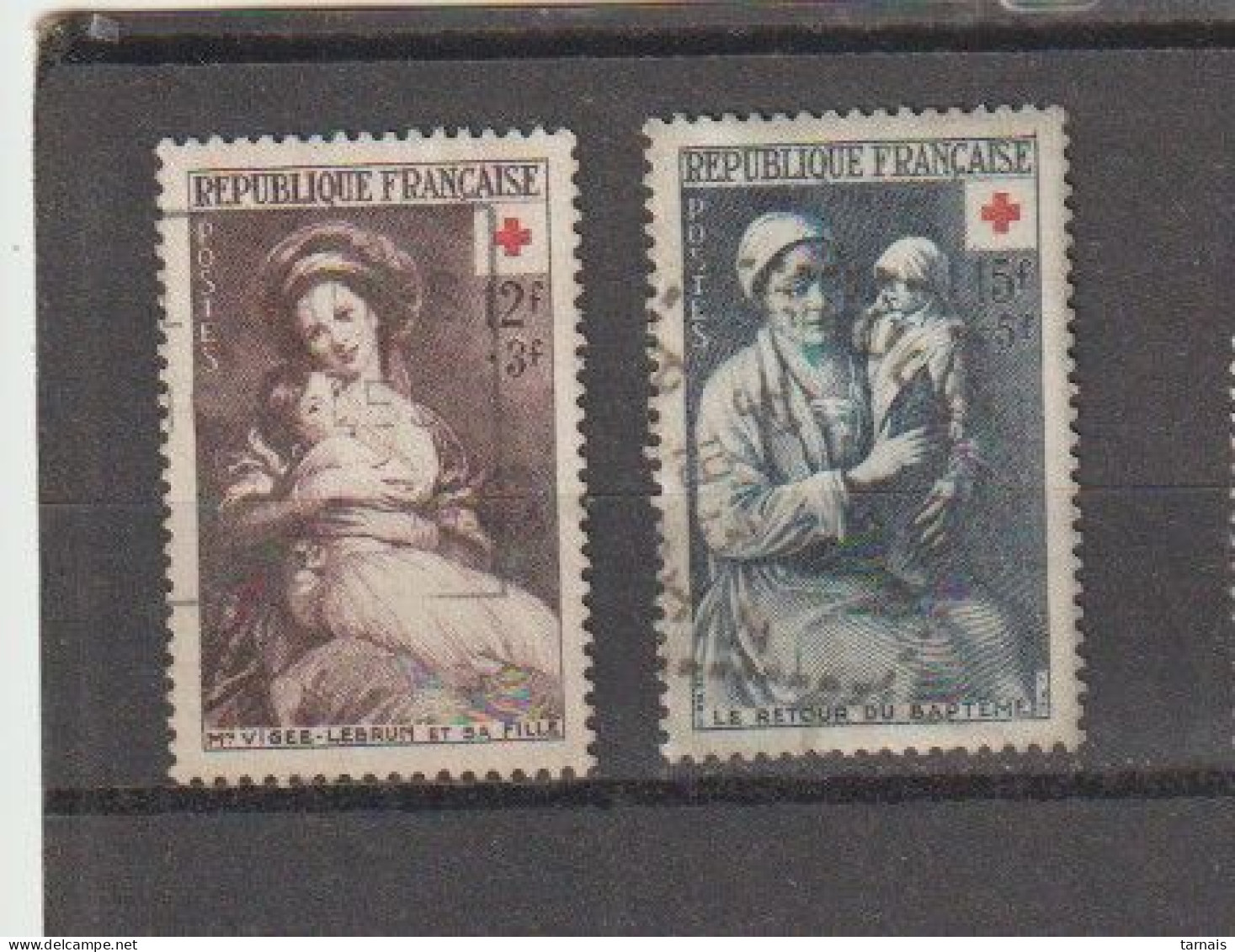 1953 N°966 Et 967 Croix Rouge Oblitérés (lot 25) - Used Stamps