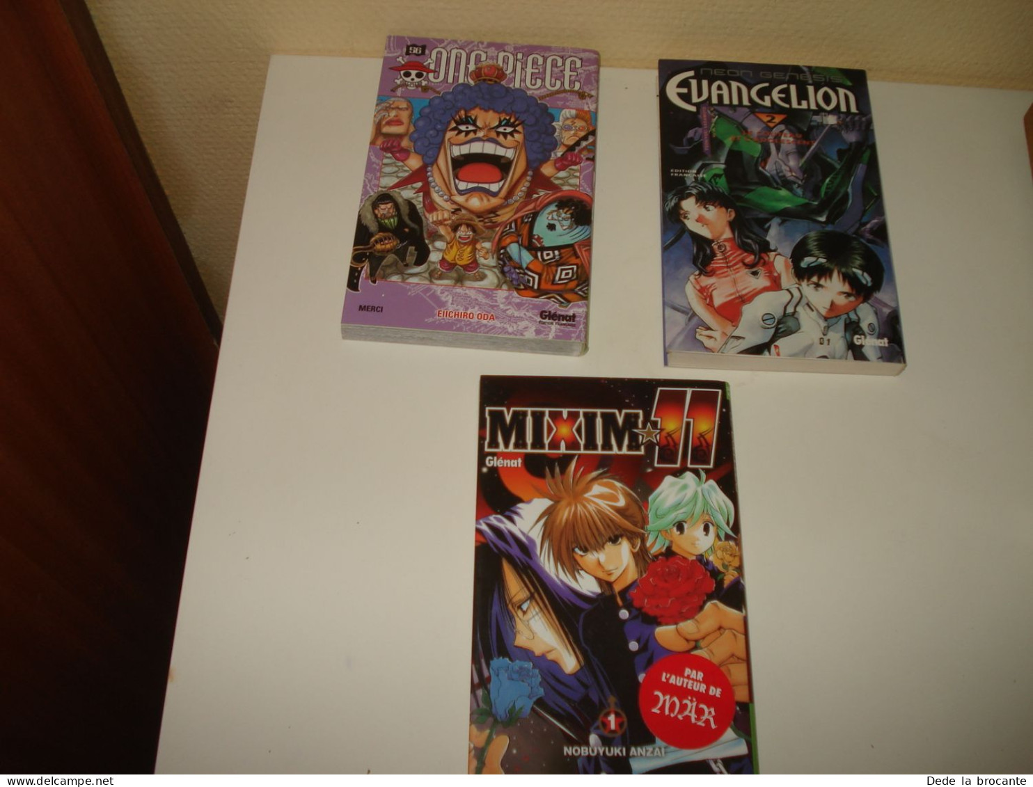 C57 (22) / Lot 3 Mangas NEUF -  One Piece - Mixim 11 - Evangélion - Mangas Version Française