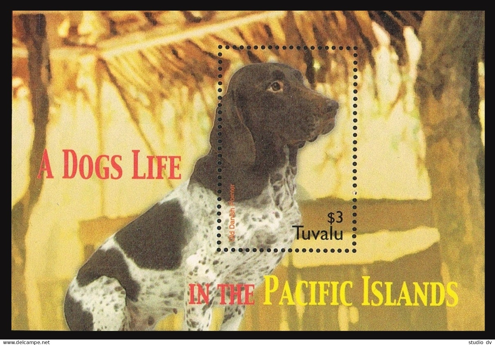 Tuvalu 964,MNH. Dogs 2005.Old Danish Pointer. - Tuvalu (fr. Elliceinseln)