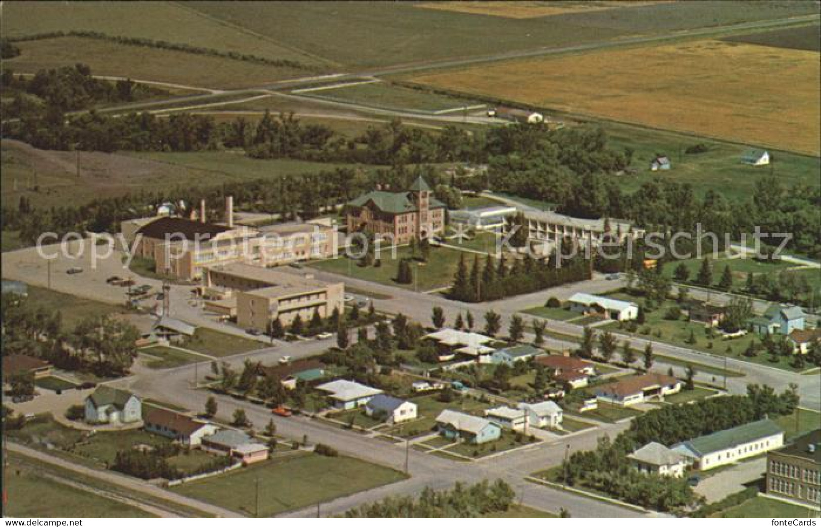 72055013 Bottineau North Dakota School Of Forestry Campus Aerial View - Andere & Zonder Classificatie