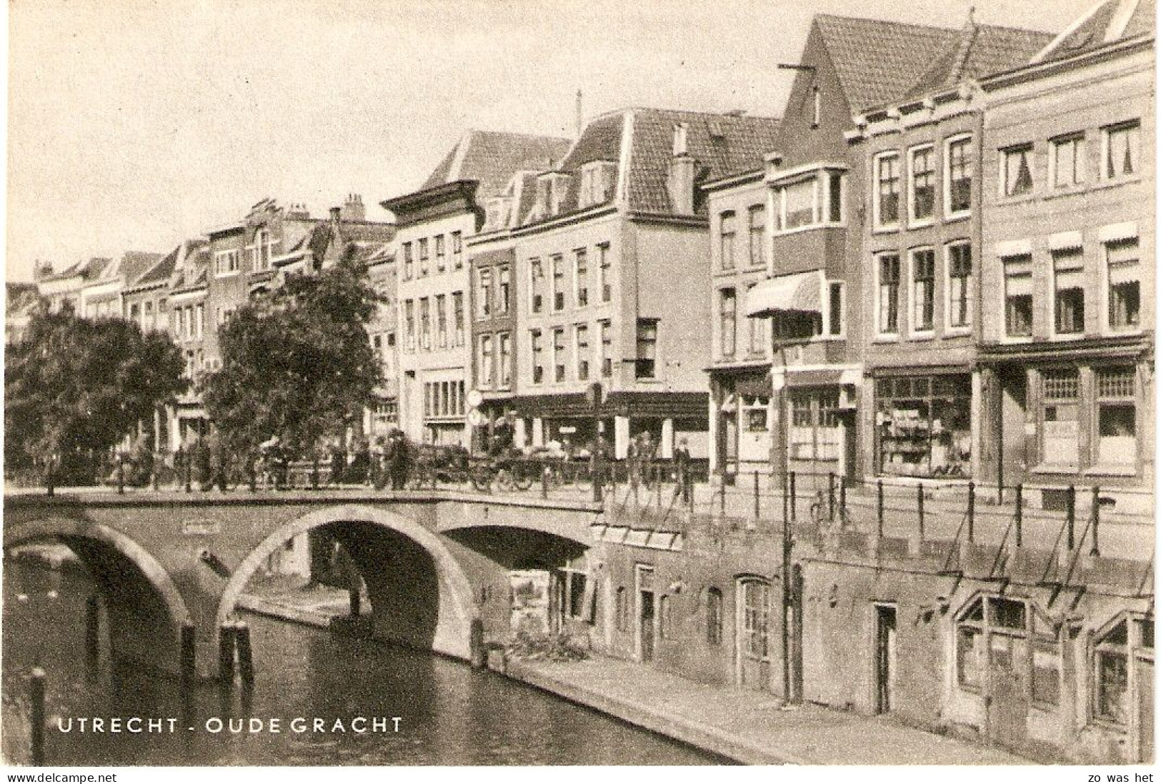 Utrecht, Oudegracht Hamburgerbrug - Utrecht