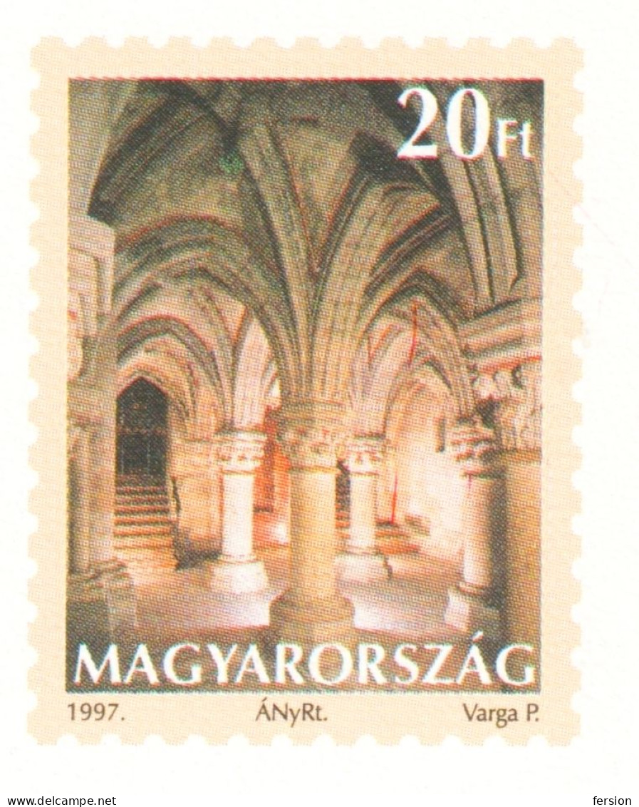 World Heritage UNESCO 1997 HUNGARY Church Cathedral Christianity / Pannonhalma Abbey - STATIONERY POSTCARD - Klöster