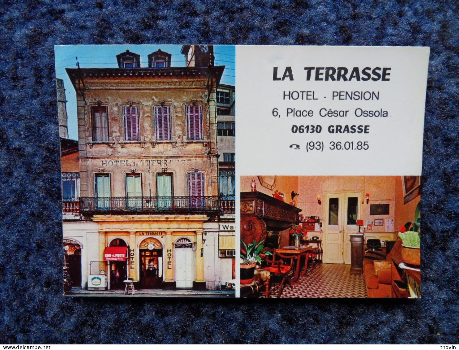 KB11/1275-Grasse Place César Ossola Hôtel Pension La Terrasse Multivues - Grasse