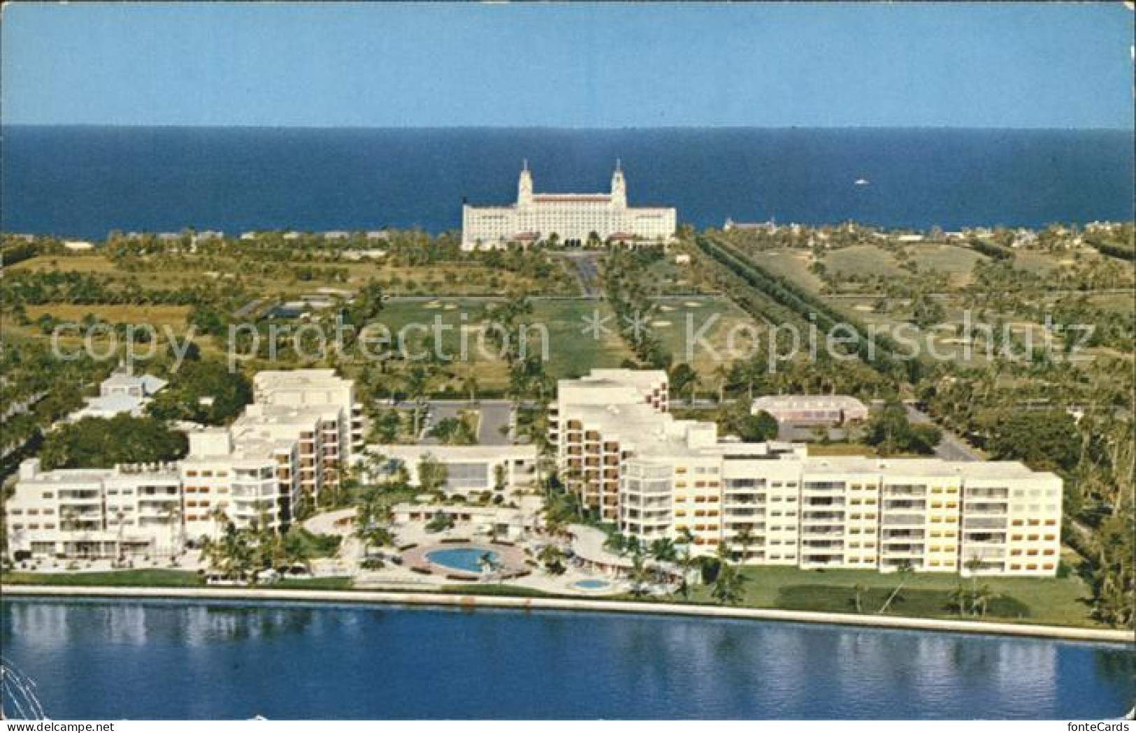 72054939 Palm_Beach Towers Apartment Hotel Royal Poinciana Hotel Aerial View - Sonstige & Ohne Zuordnung