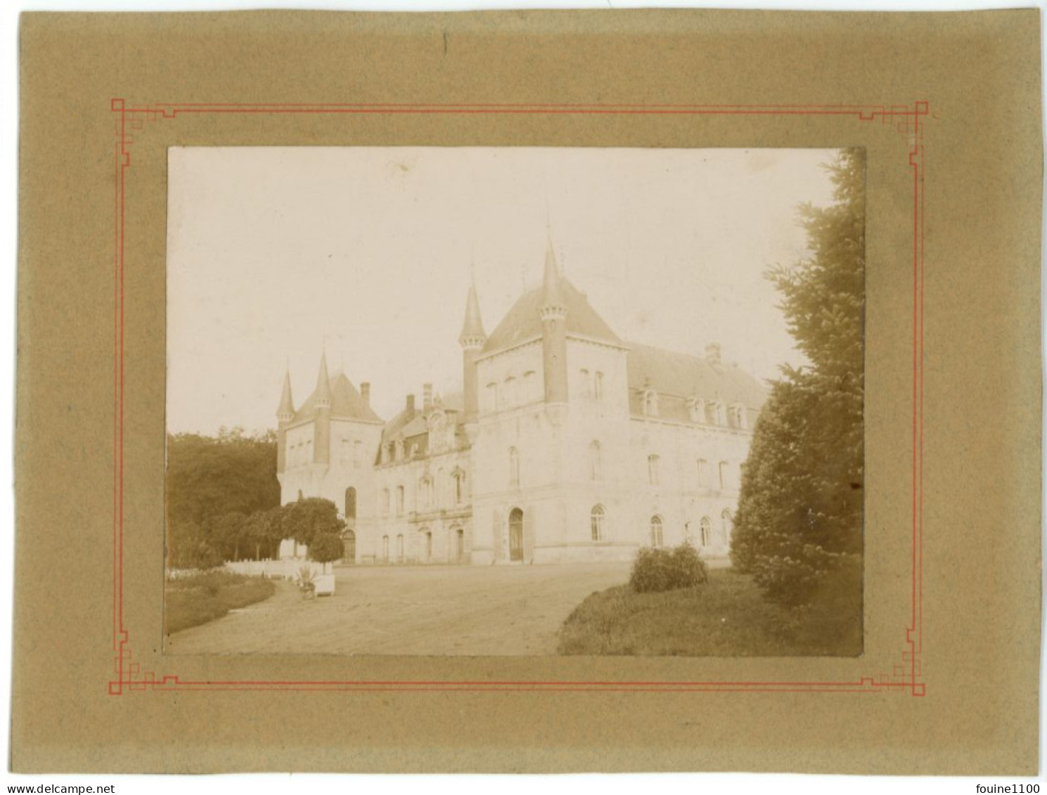 PHOTO ORIGINALE Du Château De PRESSY SOUS DONDIN 71 SAONE ET LOIRE - Lieux