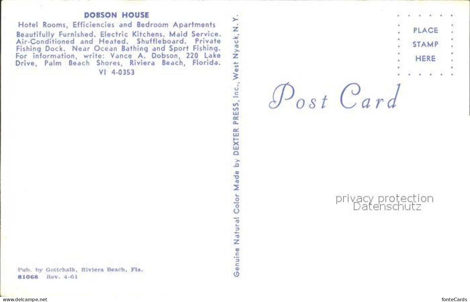 72053996 Riviera_Beach Dobson House Hotel - Other & Unclassified