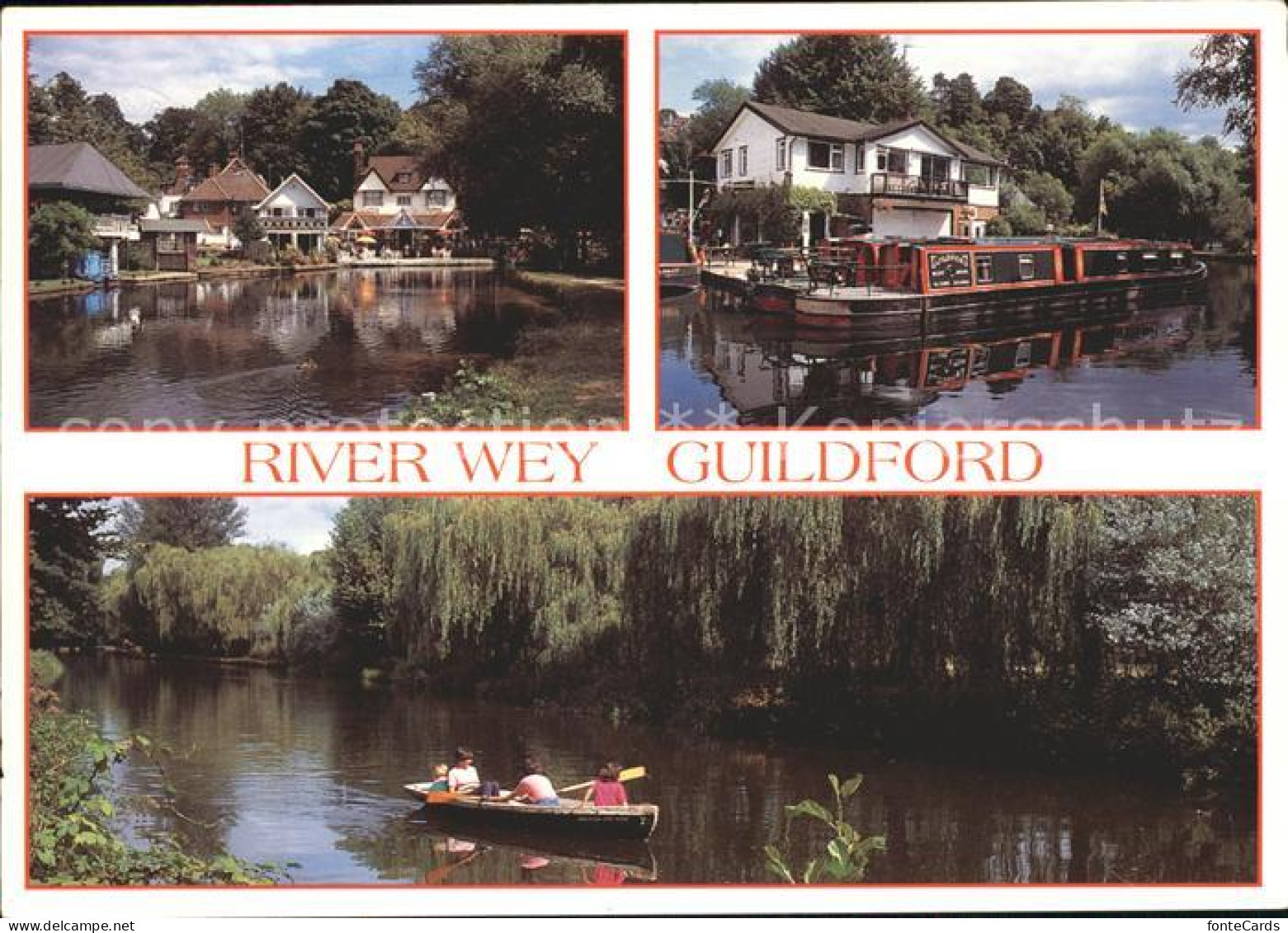 72051877 Guildford River Wey  - Surrey