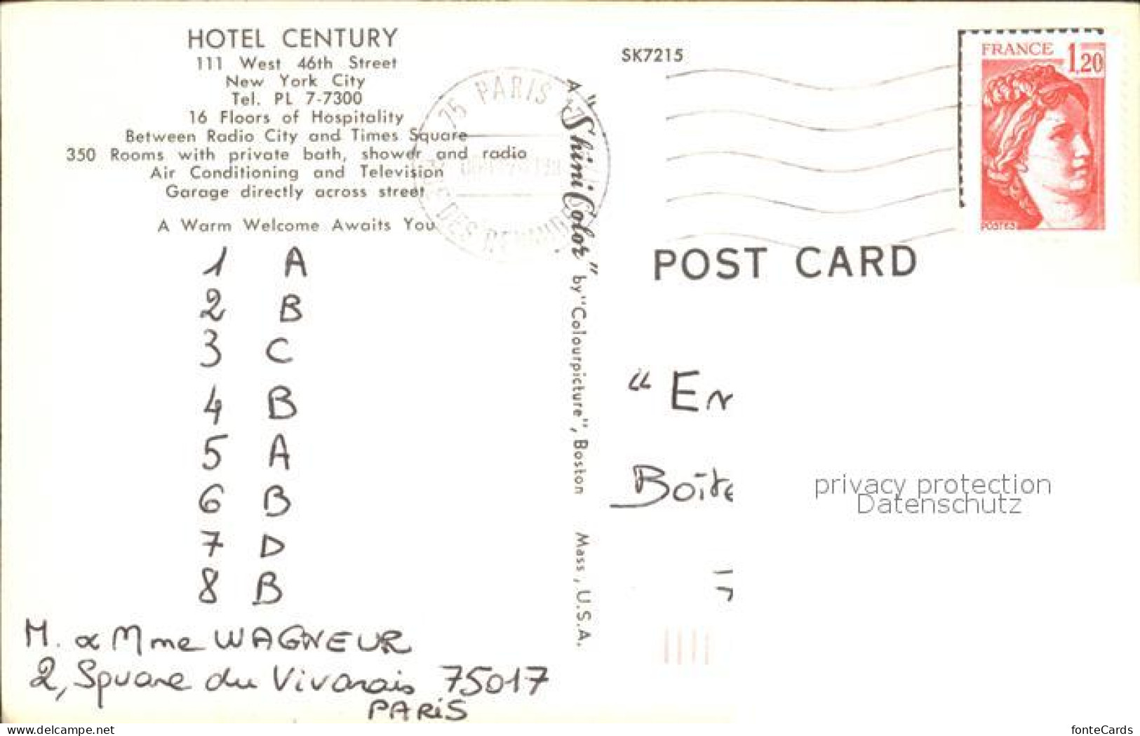 72045302 New_York_City Hotel Century - Other & Unclassified