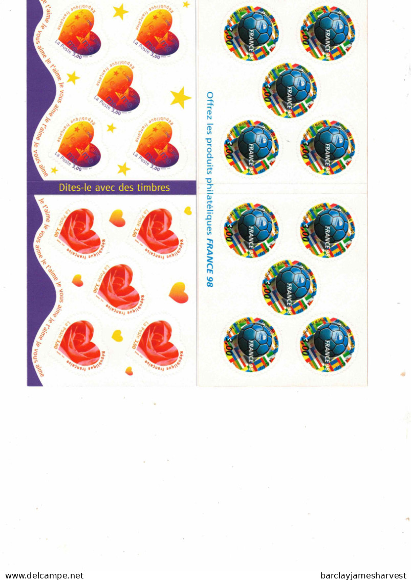 lot de timbres neuf** en carnet, blocs feuillet en francs/euros idéal pour courrier