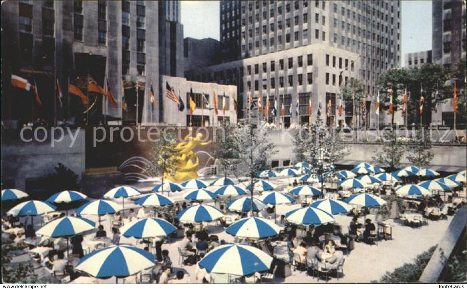 72045292 New_York_City Rockefeller Center And Lower Plaza - Other & Unclassified