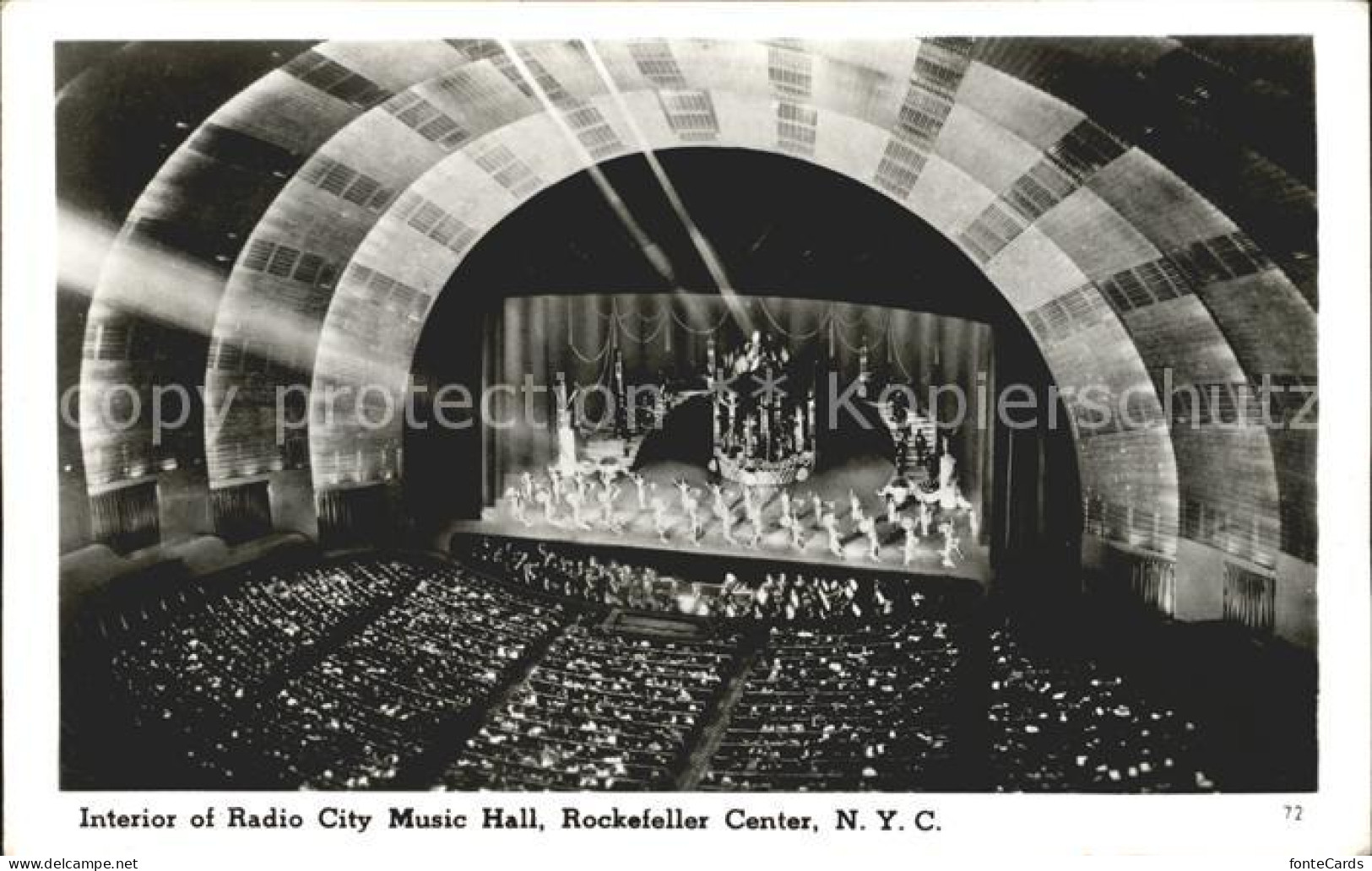 72045266 New_York_City Interior Of Radio City Music Hall Rockefeller Center - Autres & Non Classés