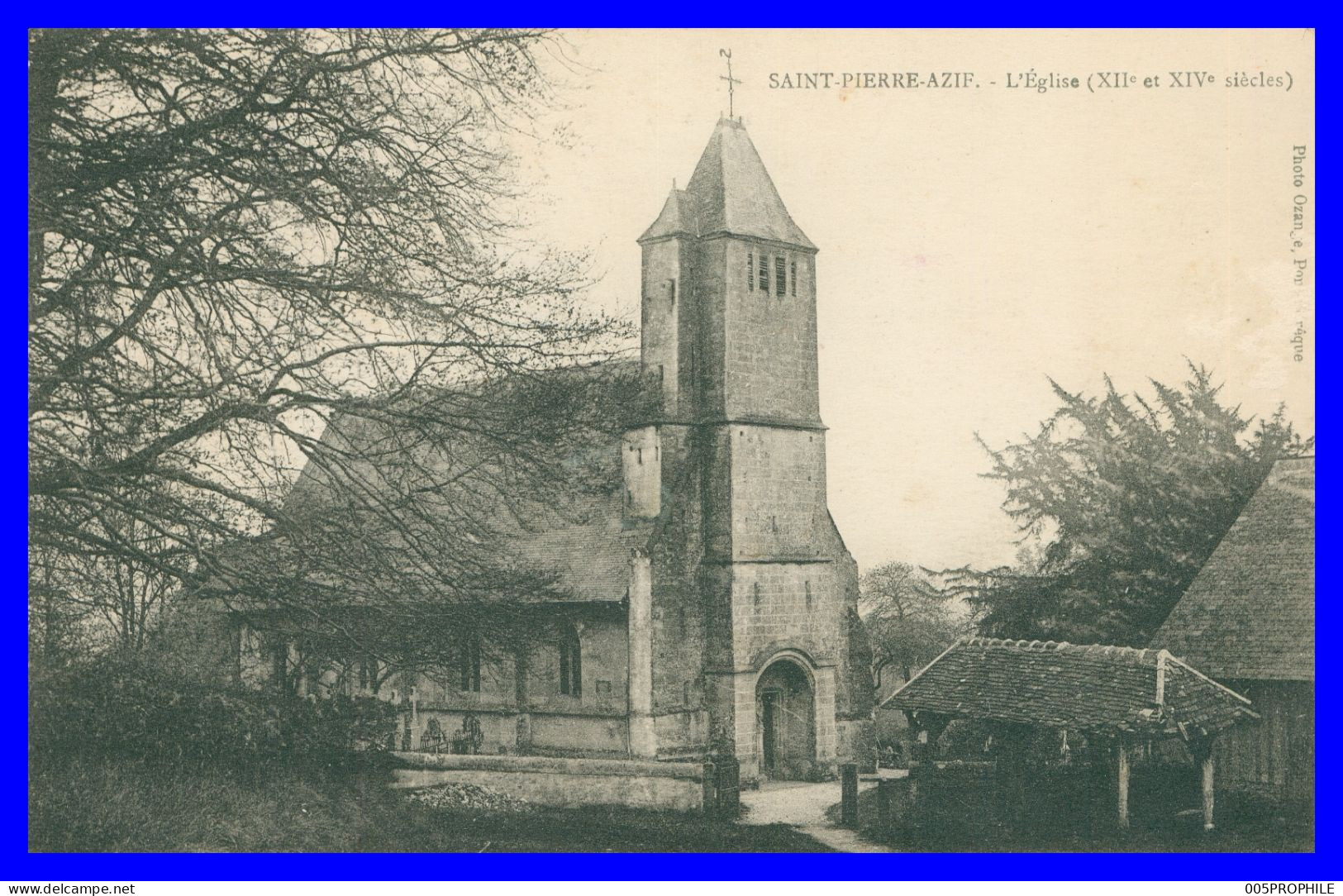 * SAINT PIERRE AZIF * EGLISE - ST - PHOTO OZANGE - Sonstige & Ohne Zuordnung