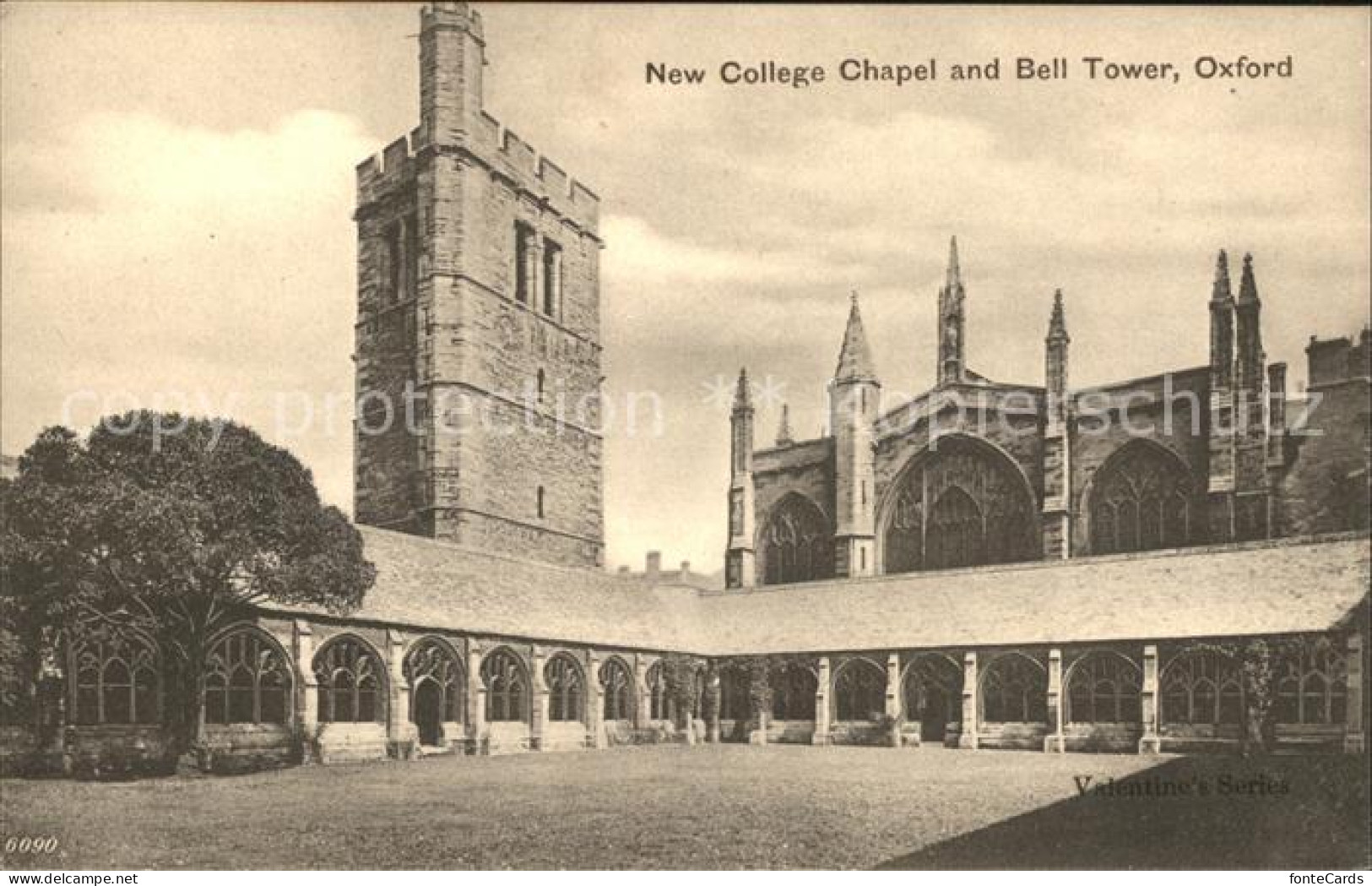 72026004 Oxford Oxfordshire New College Chapel And Bell Tower  - Andere & Zonder Classificatie