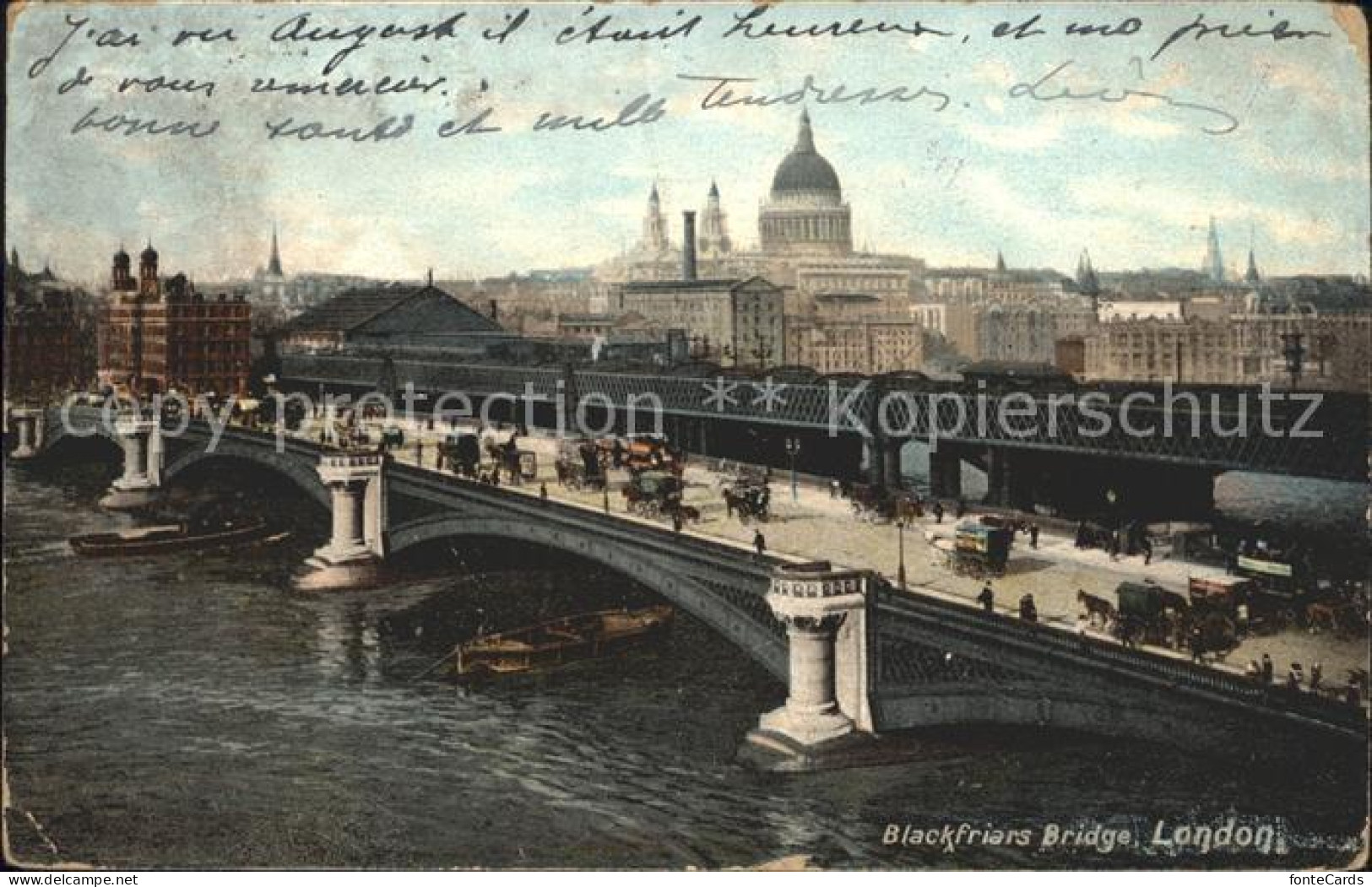72025987 London Blackfriars Bridge - Other & Unclassified