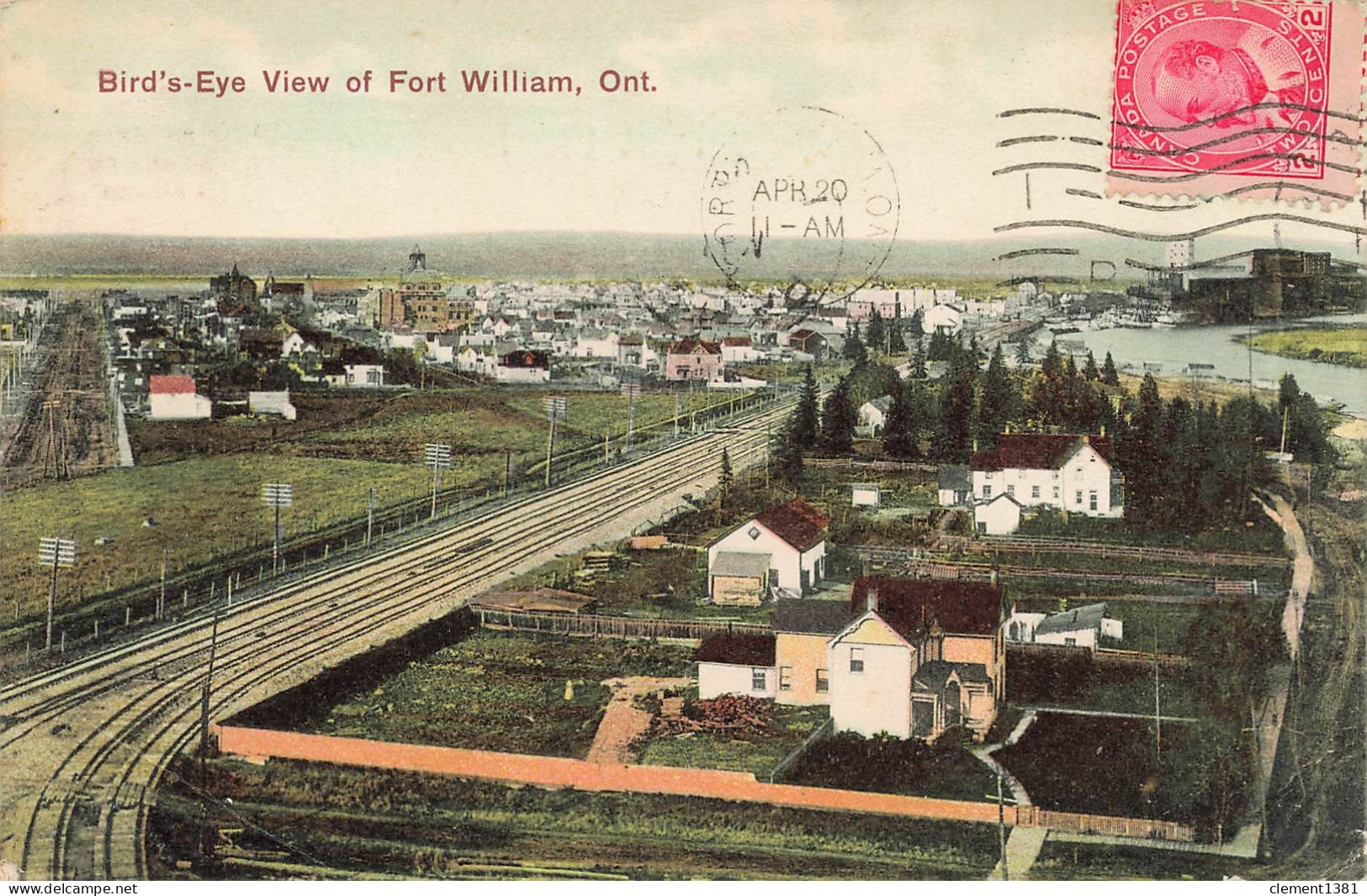 Bird's Eye View Of Fort William - Autres & Non Classés