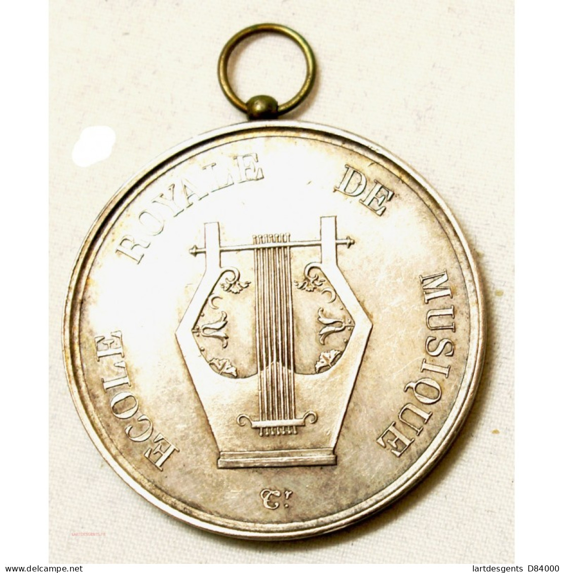 Médaille Argent Société Royale De Musique Fondée En 1828 - Professionnels / De Société