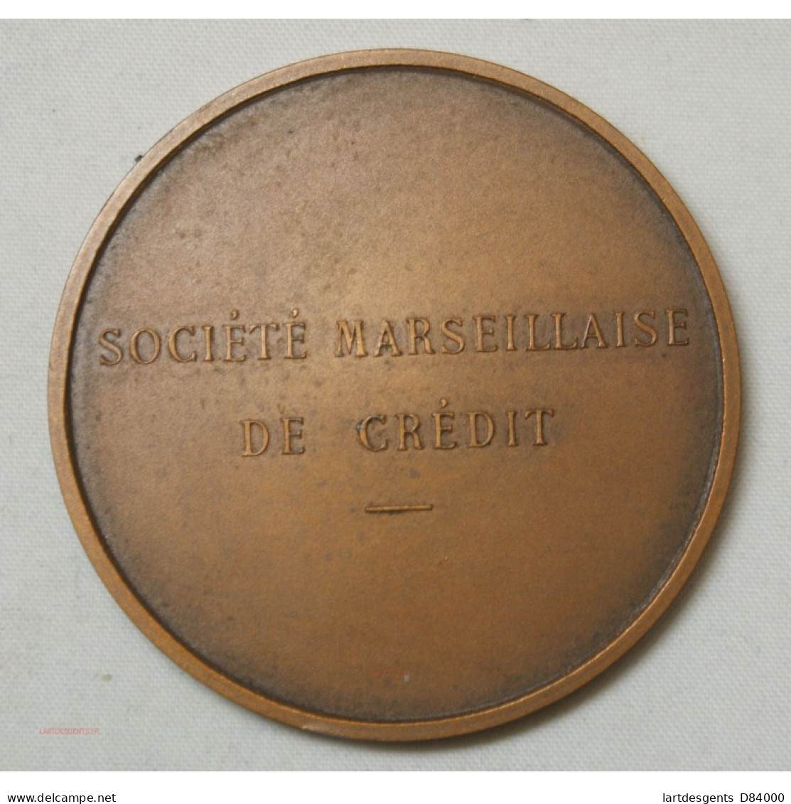 Médaille Prestige De La France, SMC Société Marseillaise De Crédit 25-3-1957 - Professionali / Di Società