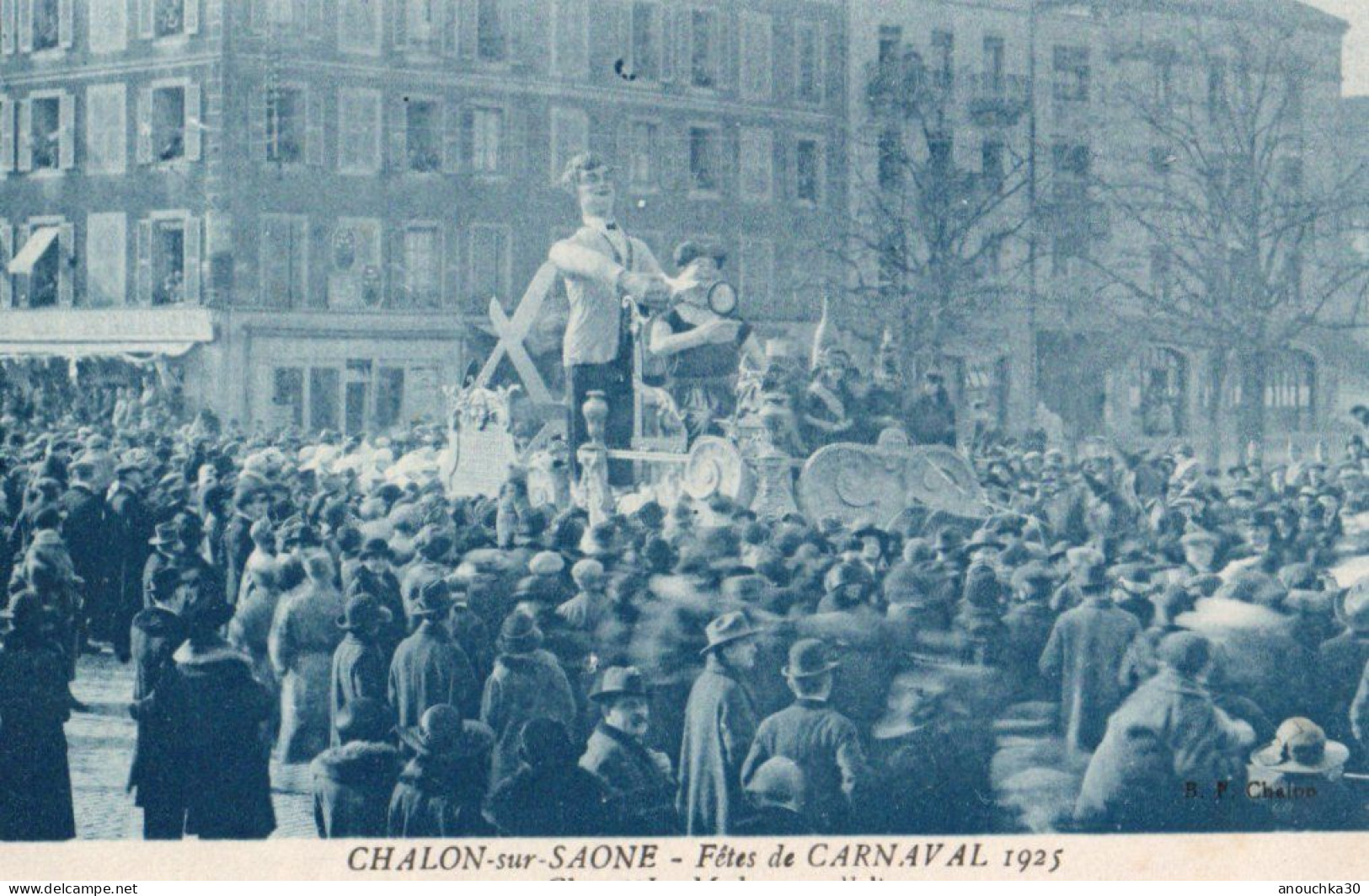 71 CPA  CHALON SUR SAONE FETES DU CARNAVAL 1925  CHAR LA MODE NOUVELLE - Chalon Sur Saone