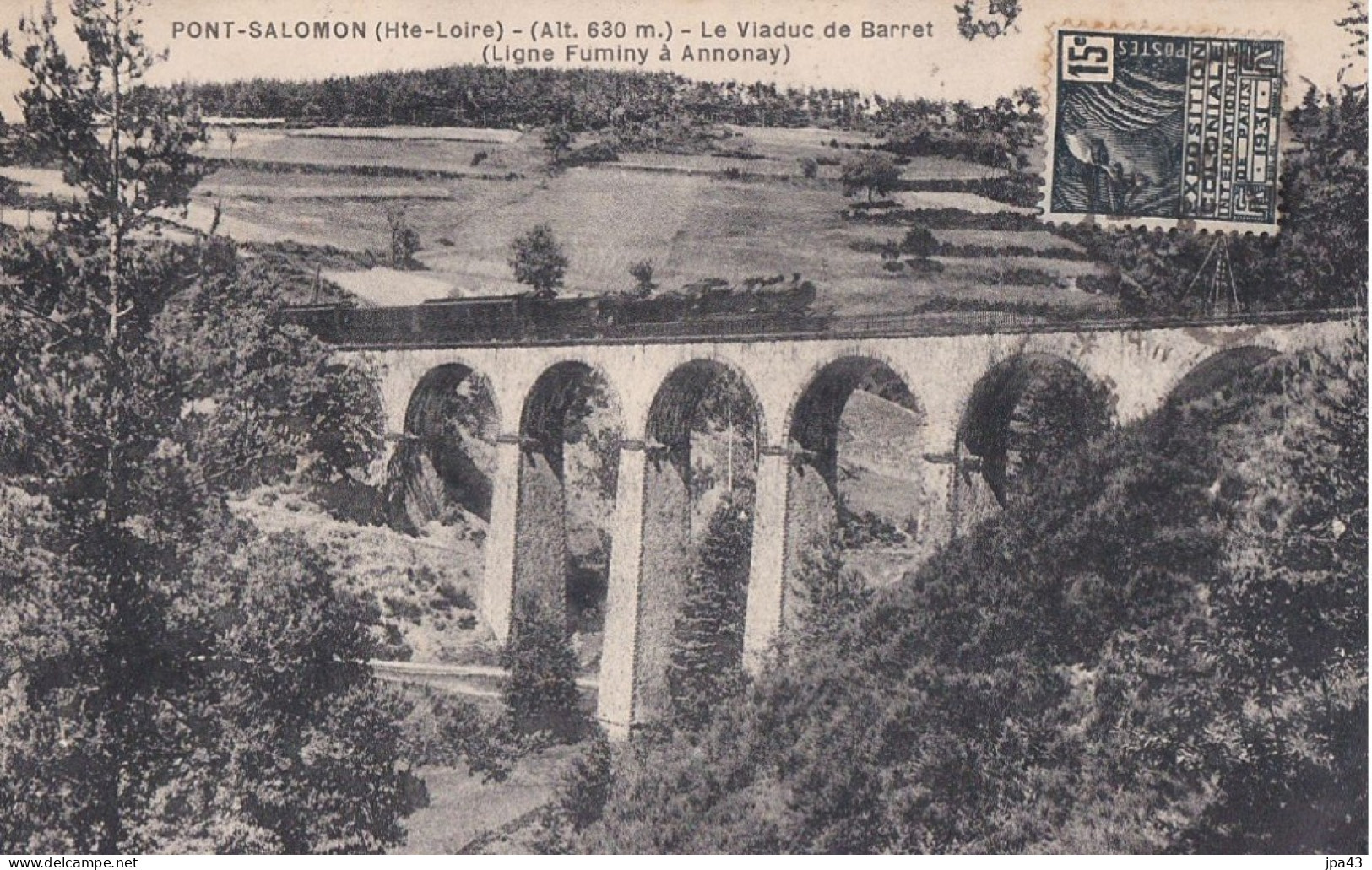 PONT SALOMON Le Viaduc De Barret - Andere & Zonder Classificatie