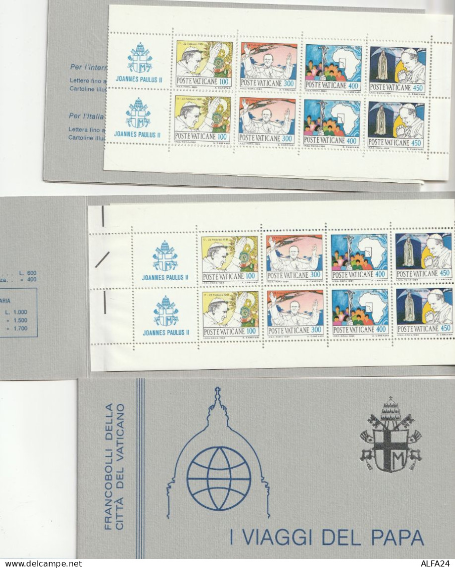 LIBRETTO VATICANO I VIAGGI DEL PAPA NUOVO (XT4116 - Postzegelboekjes