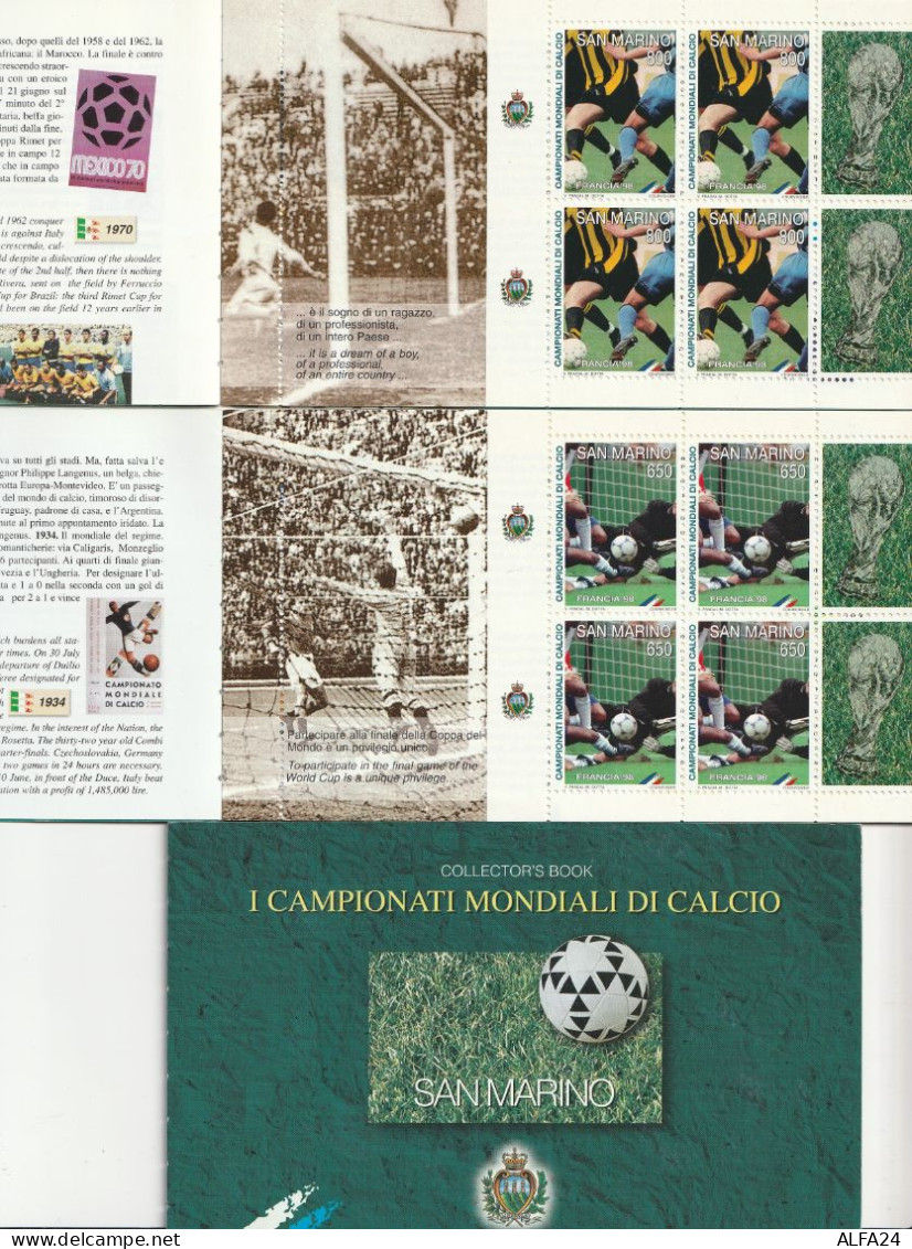 LIBRETTO REPUBBLICA SANMARINO CAMPIONATI CALCIO (XT4108 - Markenheftchen