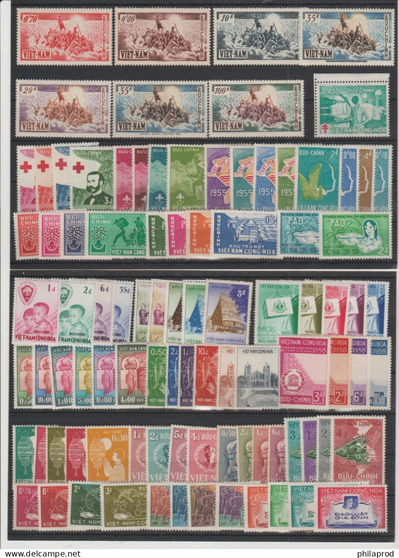 S.VIETNAM-1 COUNTRY COLLECTION 1951-1975+21 UNISSUED STAMPS  **MNH -   See 7  Scans - Viêt-Nam