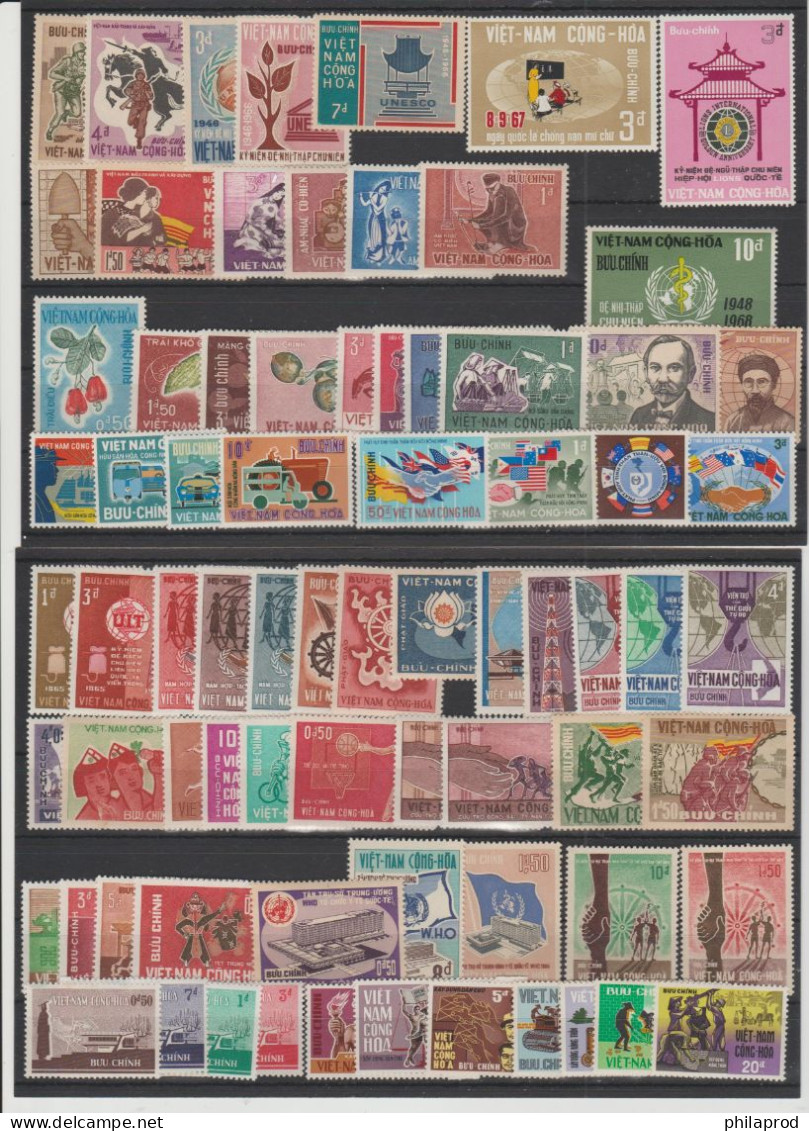 S.VIETNAM-1 COUNTRY COLLECTION 1951-1975+21 UNISSUED STAMPS  **MNH -   See 7  Scans - Viêt-Nam