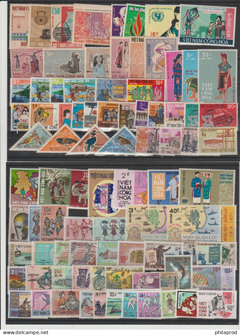 S.VIETNAM-1 COUNTRY COLLECTION 1951-1975+21 UNISSUED STAMPS  **MNH -   See 7  Scans - Viêt-Nam