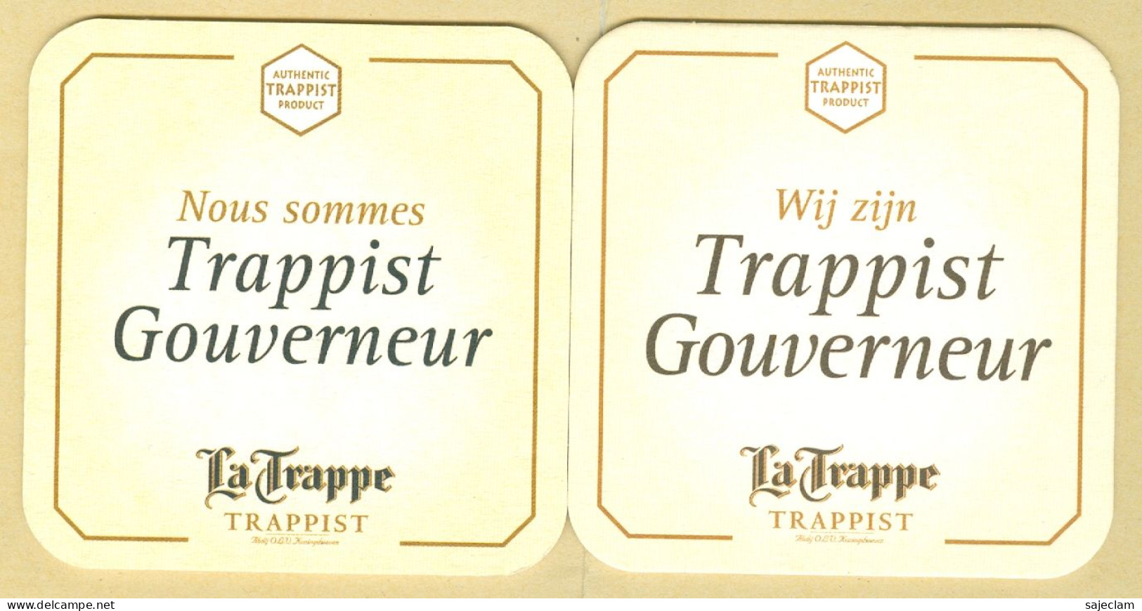 1 S/b Bière Trappist (R/V) - Bierdeckel