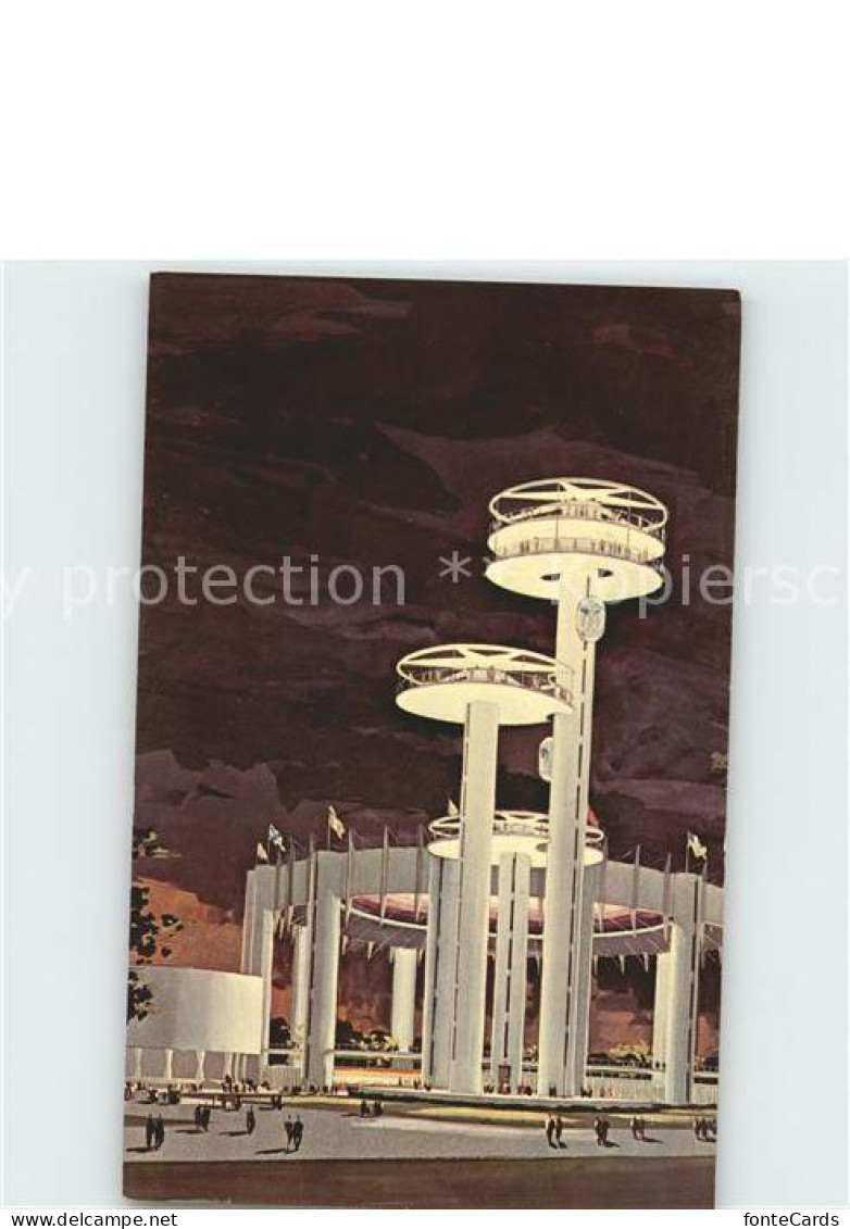 72013654 New_York_City Worlds Fair 1964_65 Three Observation Towers - Otros & Sin Clasificación