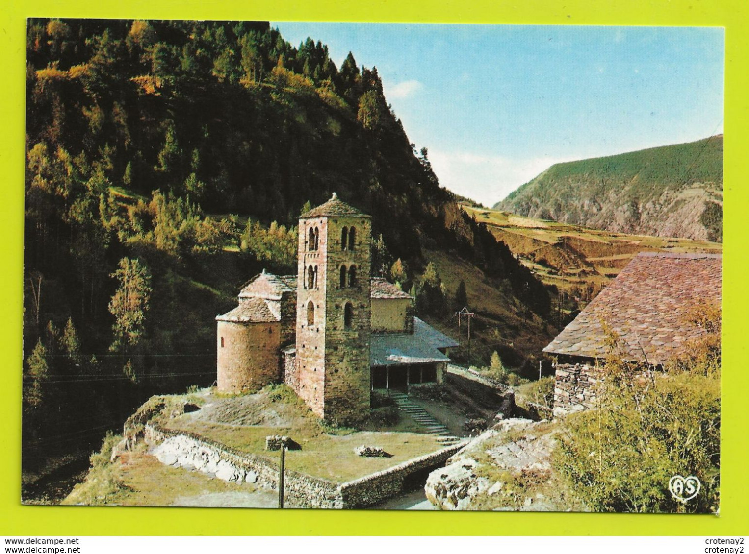 ANDORRE Valls D'Andorra Canillo N°108 Chapelle St Jean De Caselles VOIR DOS En 1981 - Andorre