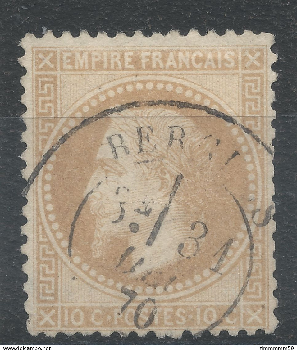 Lot N°83449   N°28B, Oblitéré Cachet à Date De Bergues, Nord (57) - 1863-1870 Napoléon III. Laure