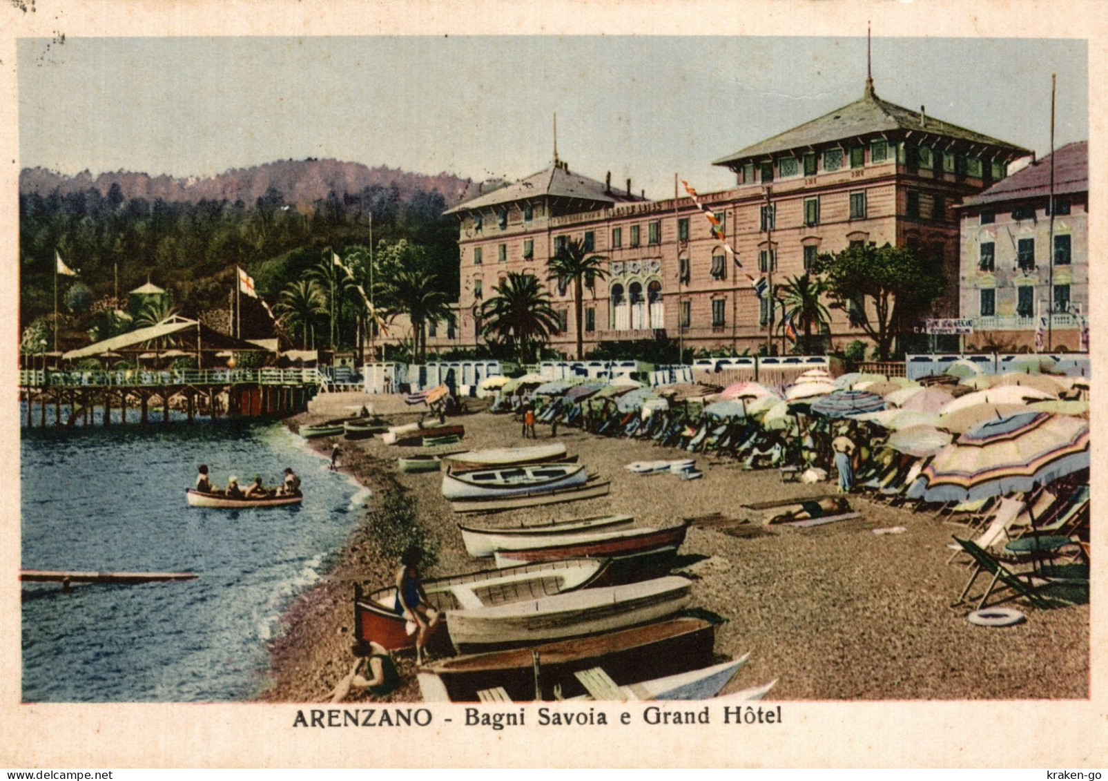 ARENZANO, Genova - Bagni Savoia E Grand Hotel - VG - #055 - Andere & Zonder Classificatie