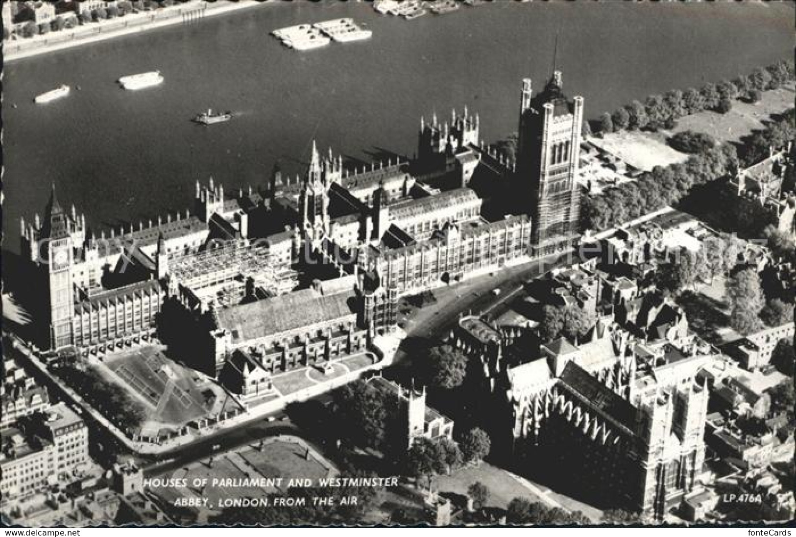 72012840 London Houses Of Parliament And Westminster Abbey Air View - Autres & Non Classés