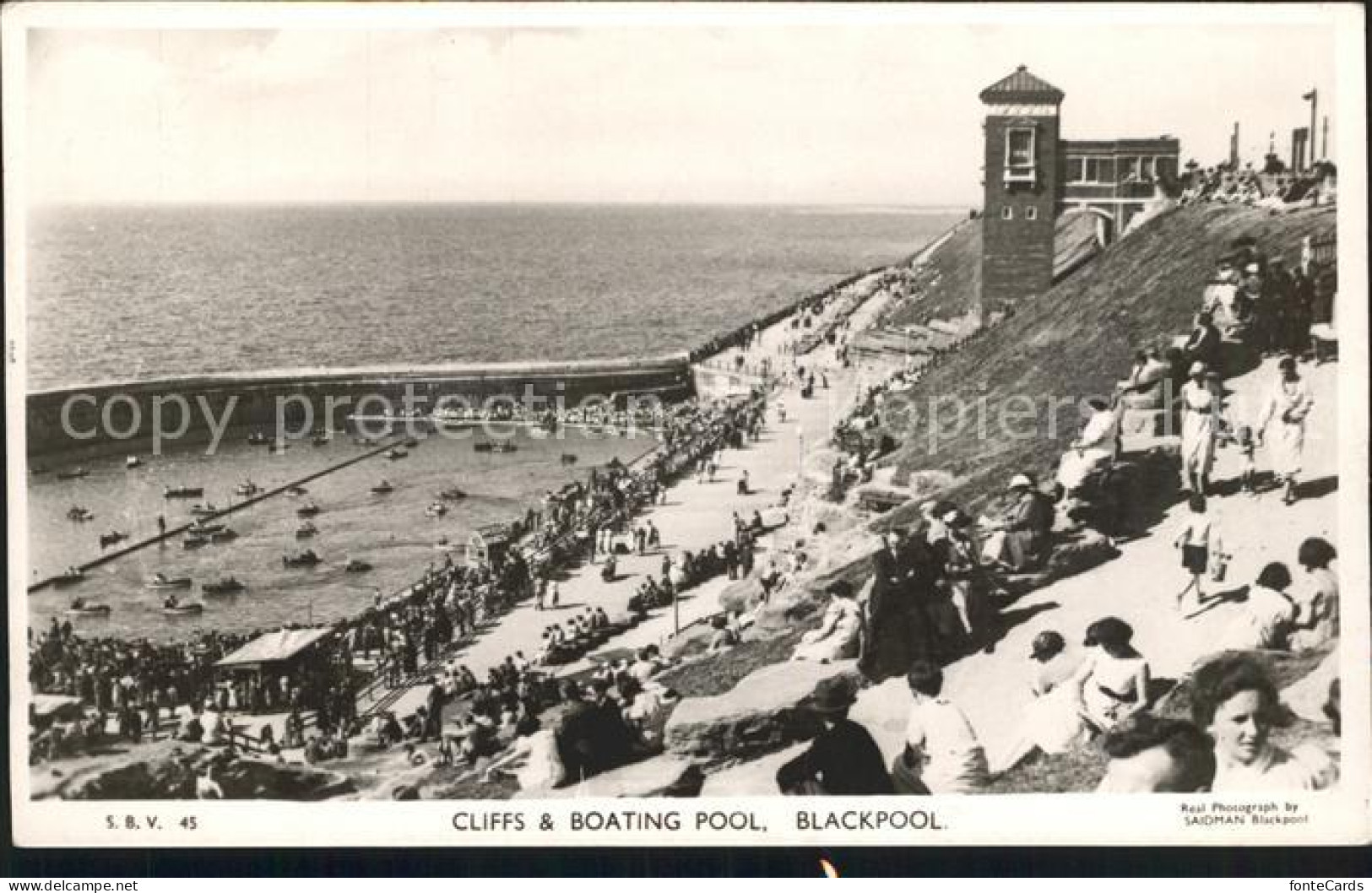 72011142 Blackpool Cliffs And Boating Pool Blackpool - Otros & Sin Clasificación