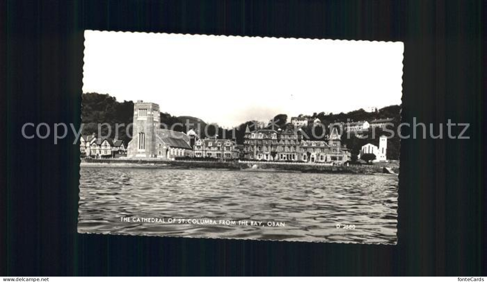 72011140 Oban The Cathedral Of St Columbia From The Bay Oban - Andere & Zonder Classificatie