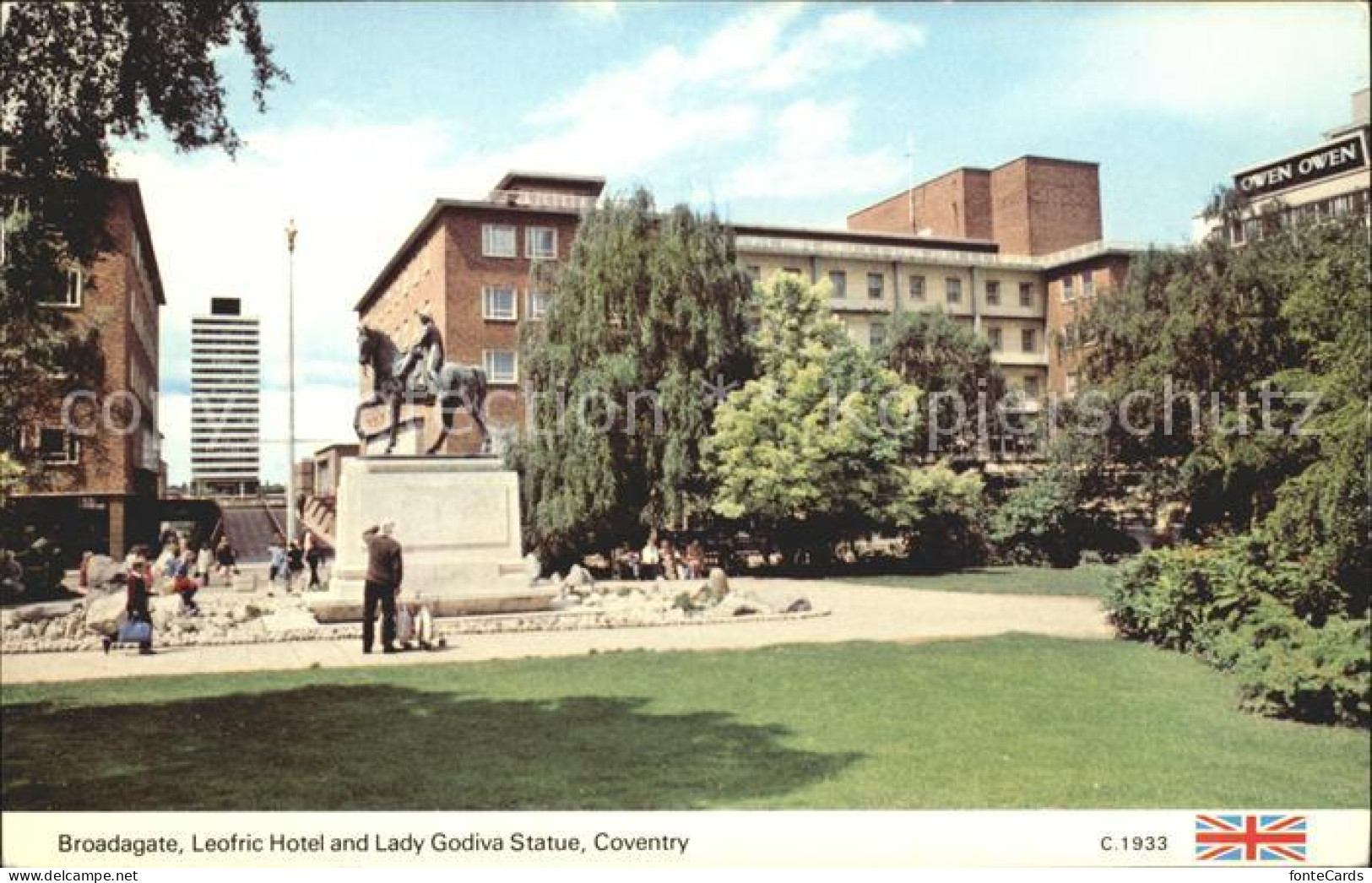 72010815 Coventry Broadagate Leofric Hotel Lady Godiva Statue Coventry - Otros & Sin Clasificación