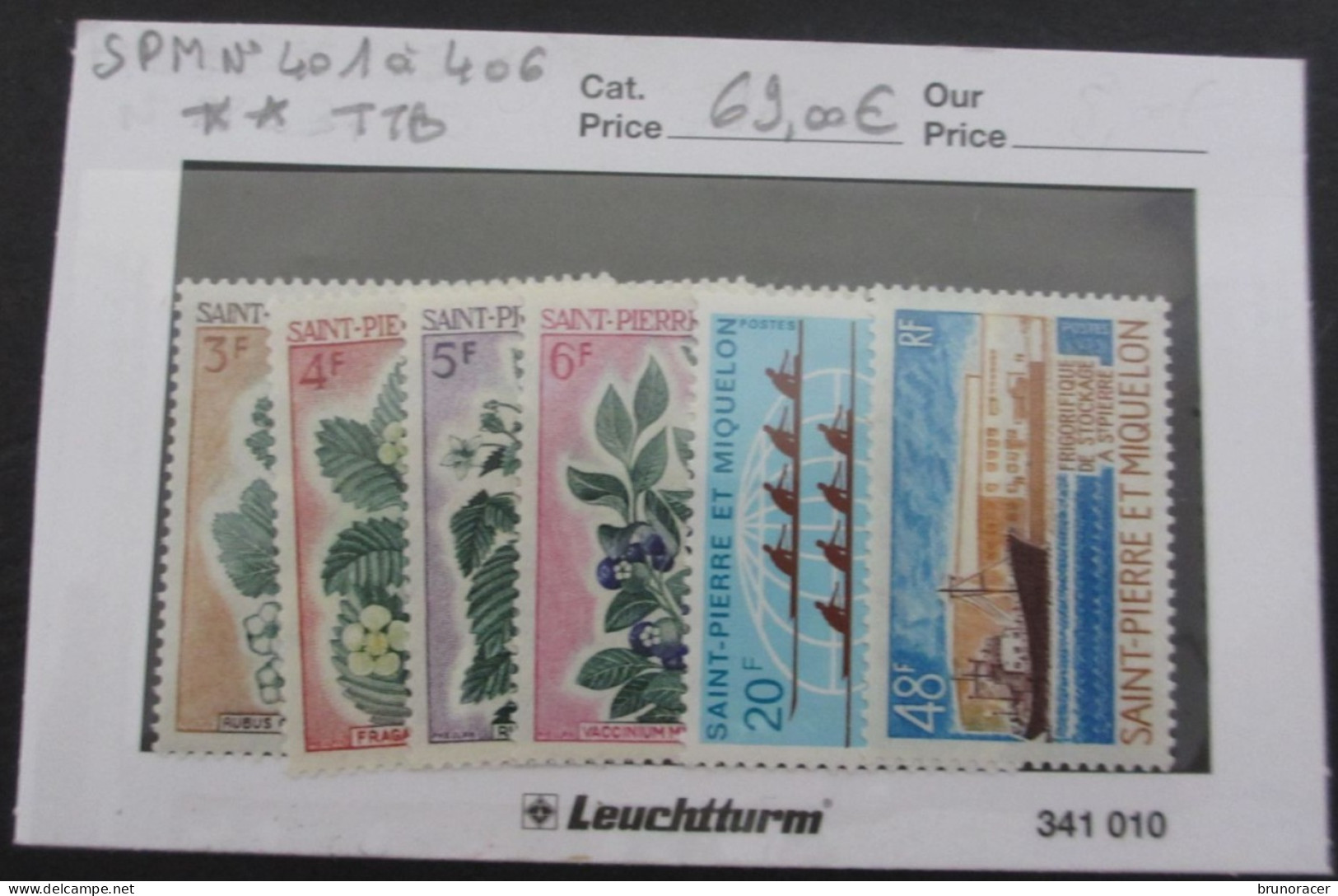 St PIERRE & MIQUELON N°401 à 406 NEUF** TTB COTE 69 EUROS  VOIR SCANS - Unused Stamps