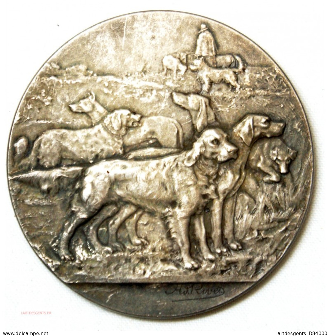 Médaille Canine Du Sud-Est Expo De Lyon 1903 Par RIVES - Firmen