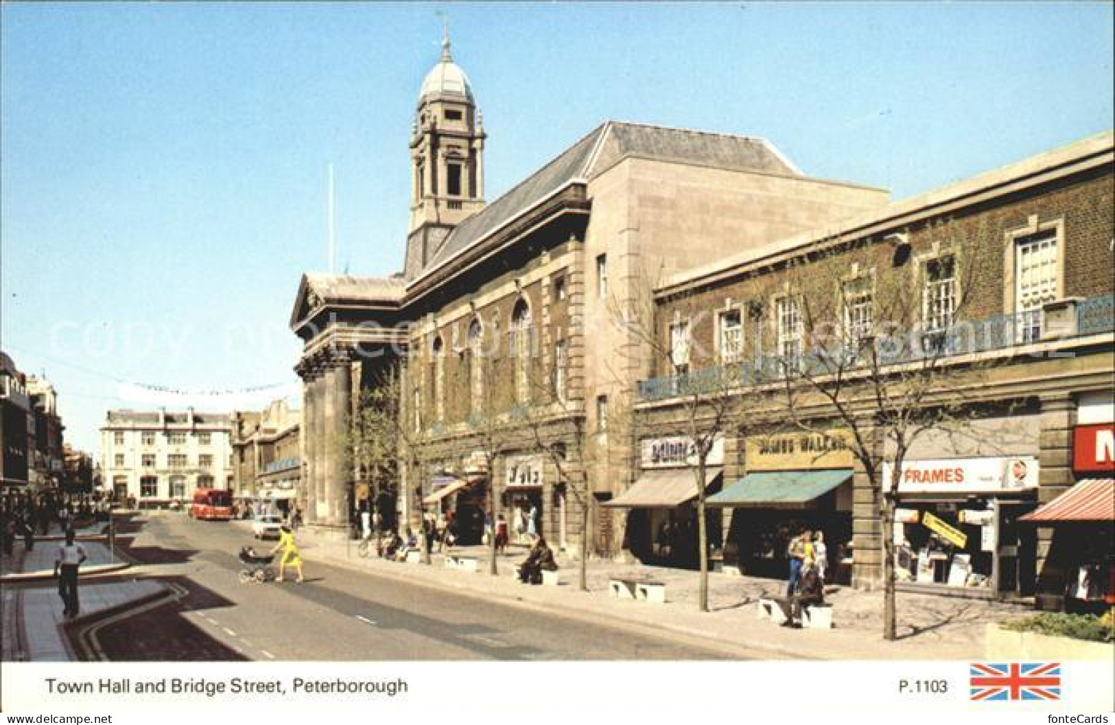 72010775 Peterborough Town Hall And Bridge Street  - Autres & Non Classés