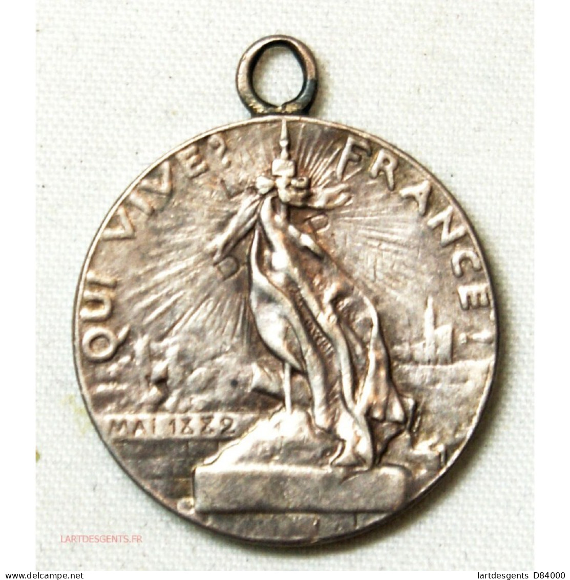 MEDAILLE Argent Ligue Des Patriotes 1882 - Firma's