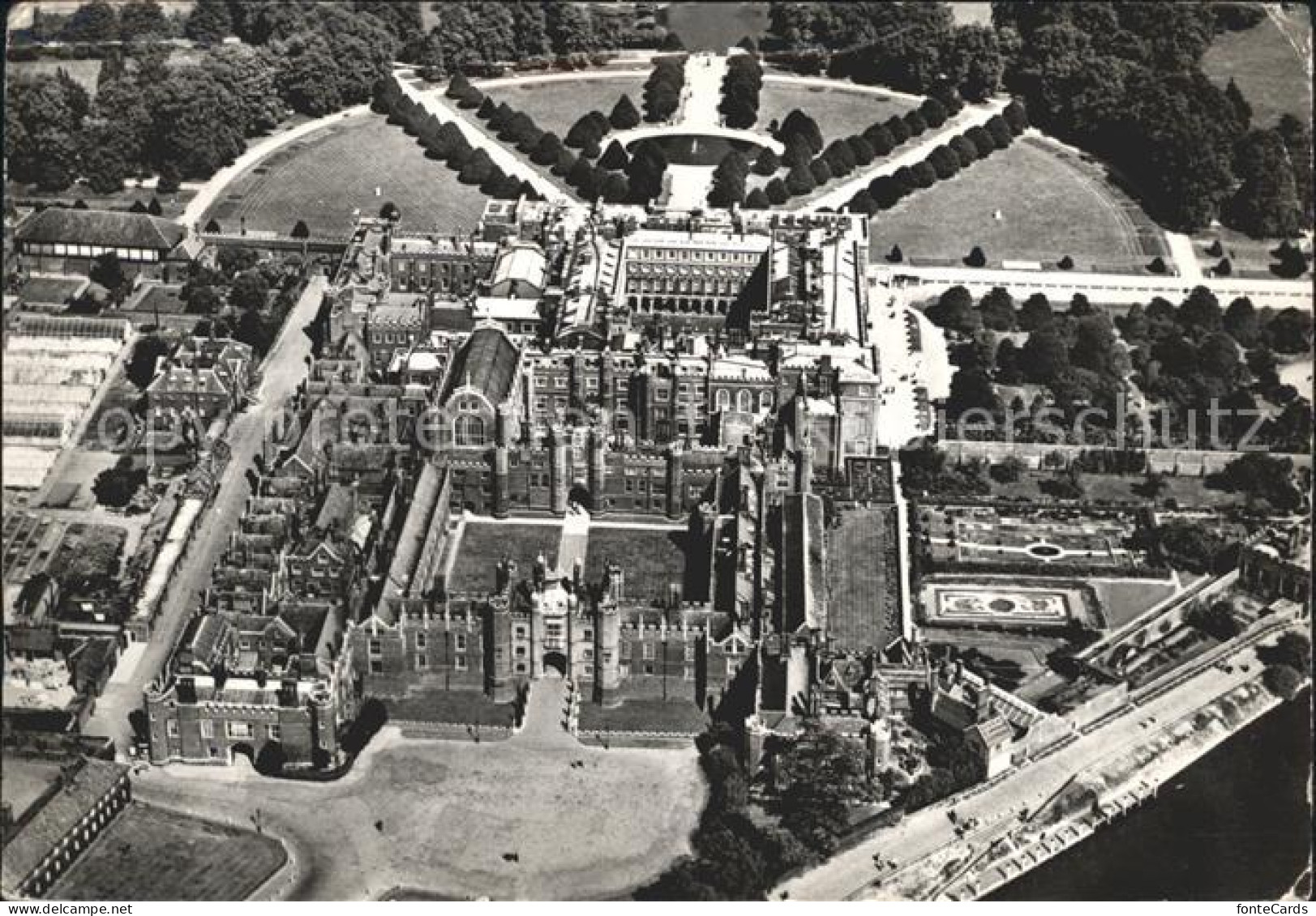 72007302 Middlesex Fliegeraufnahme Hampton Court Palace - Sonstige & Ohne Zuordnung