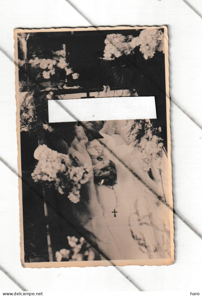 POST MORTEM - Photo Carte Originale D'une Jeune Fille Dans Un Cercueil  - Atelier Coltof à MAASSLUIS (B374) - Altri & Non Classificati