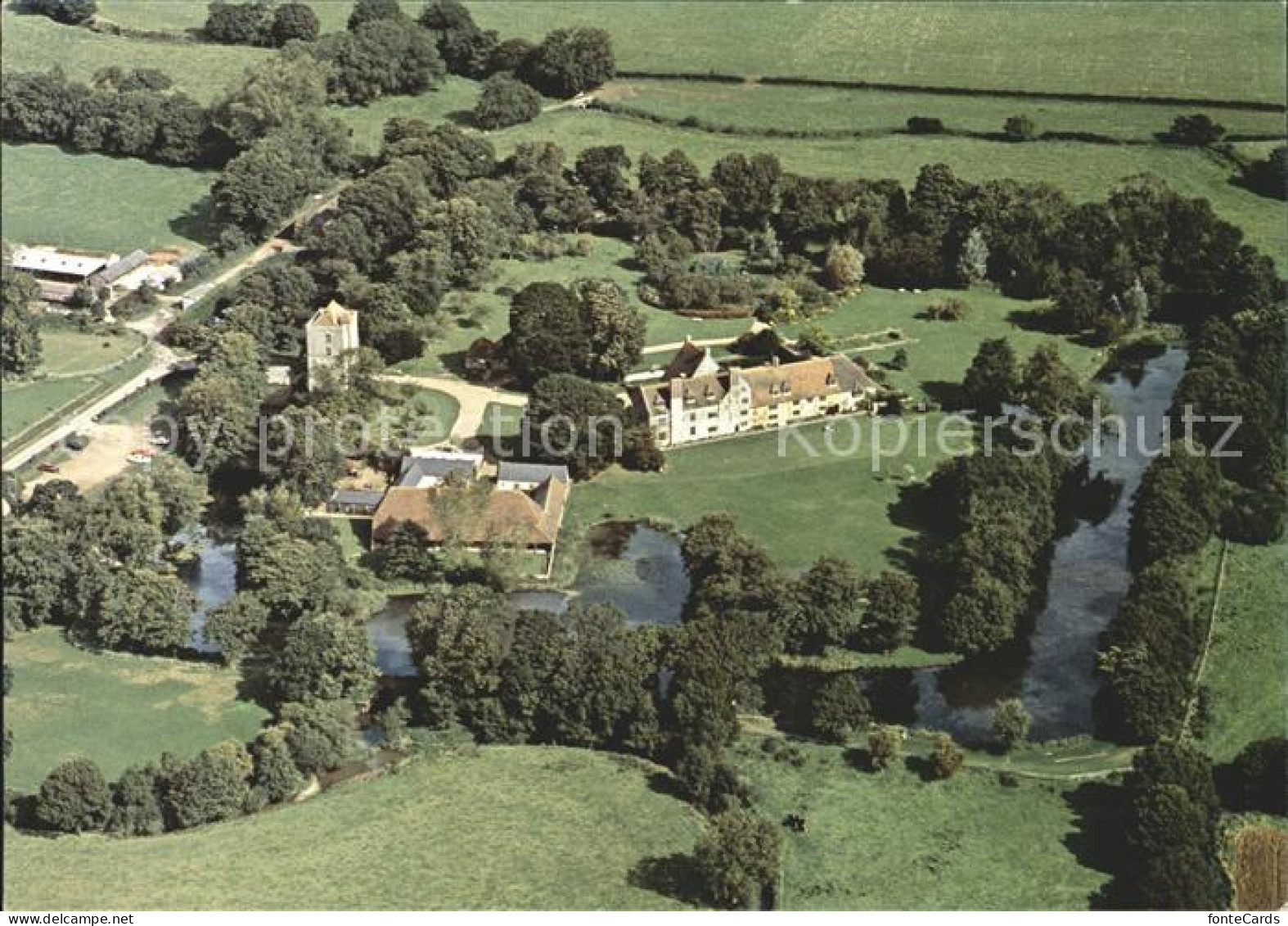 72006696 Michelham Priory Aerial View Michelham Priory - Andere & Zonder Classificatie