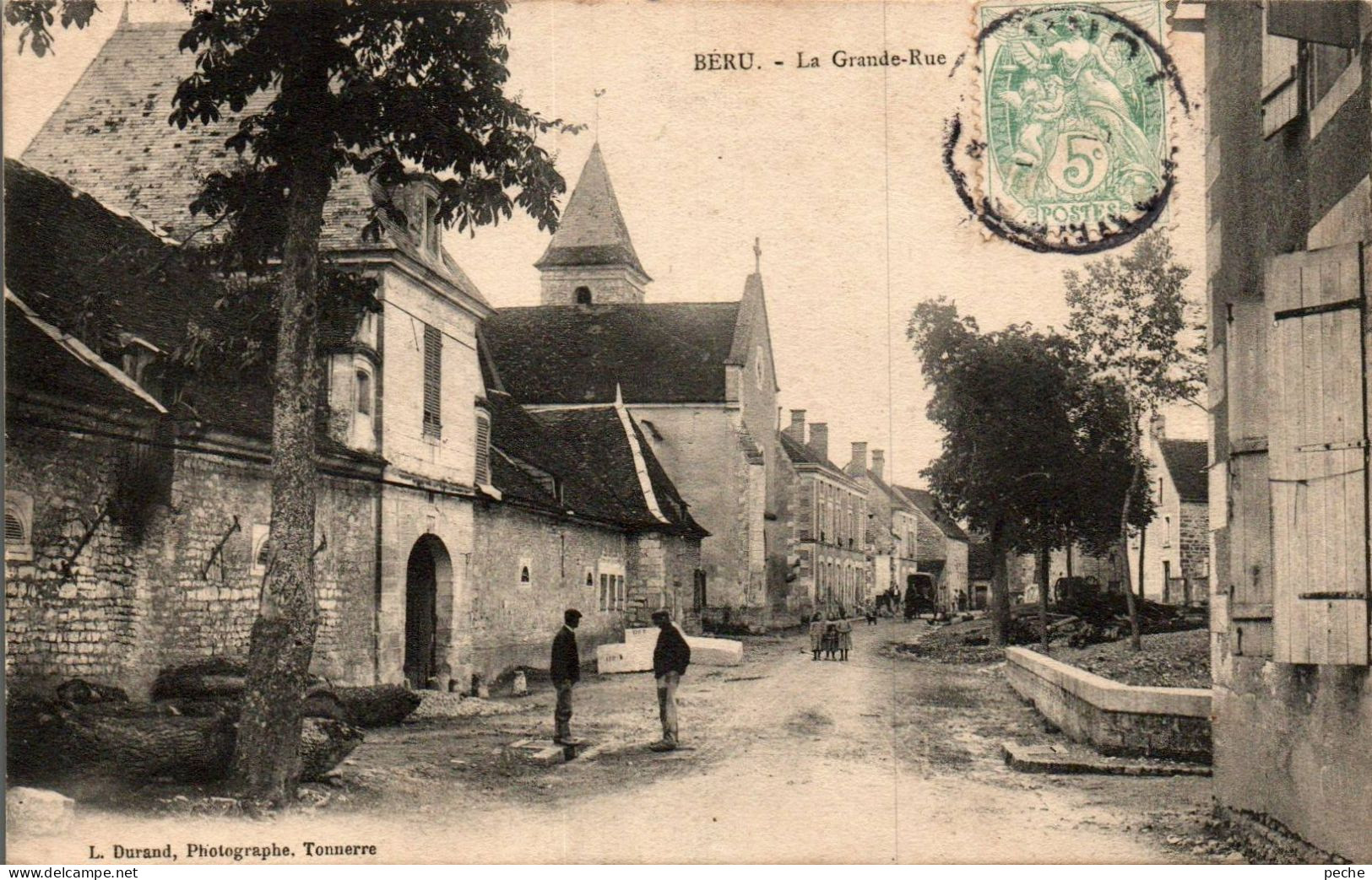 N° 2453 W -cpa Beru -la Grande Rue- - Other & Unclassified