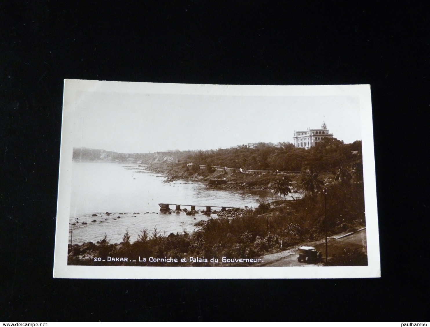 DAKAR    LA CORNICHE ET PALAIS DU GOUVERNEUR - Sénégal