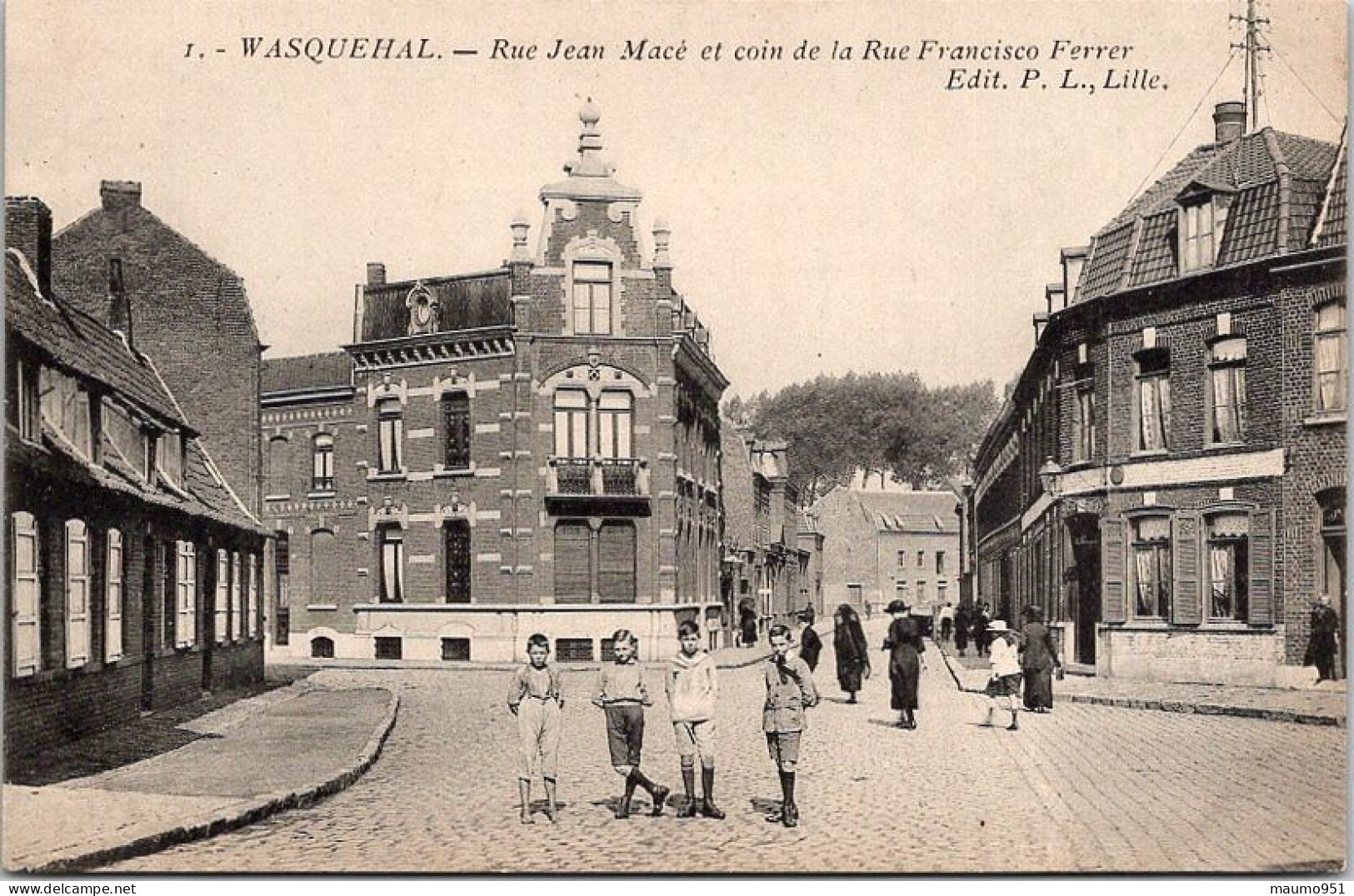 59  WASQUEHAL - RUE JEAN MACE ET COIN DE LA RUE FRANCISCO FERRER - Autres & Non Classés