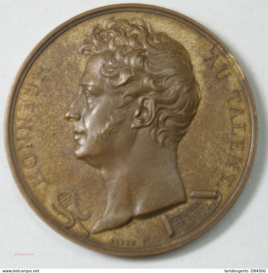 MEDAILLE  François-Adrien Boieldieu ROUEN (1775-1834)- Honneur Au Talent - Professionnels/De Société