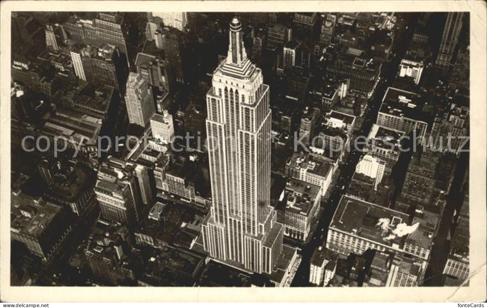 71991006 New_York_City Fliegeraufnahme Empire State Building - Altri & Non Classificati